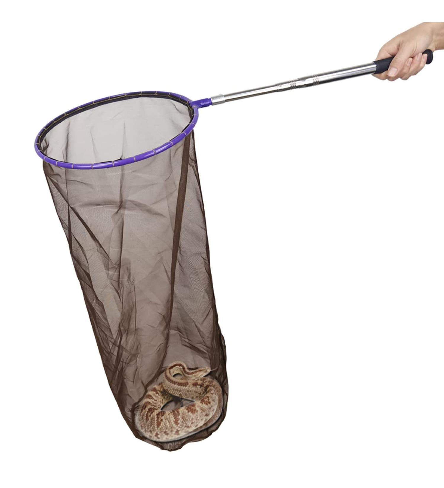 Snake Catcher Net Telescopic Pole for Reptile Grabber Rattle Snake Moving and Catching - Buy Online on SooperMarket.com