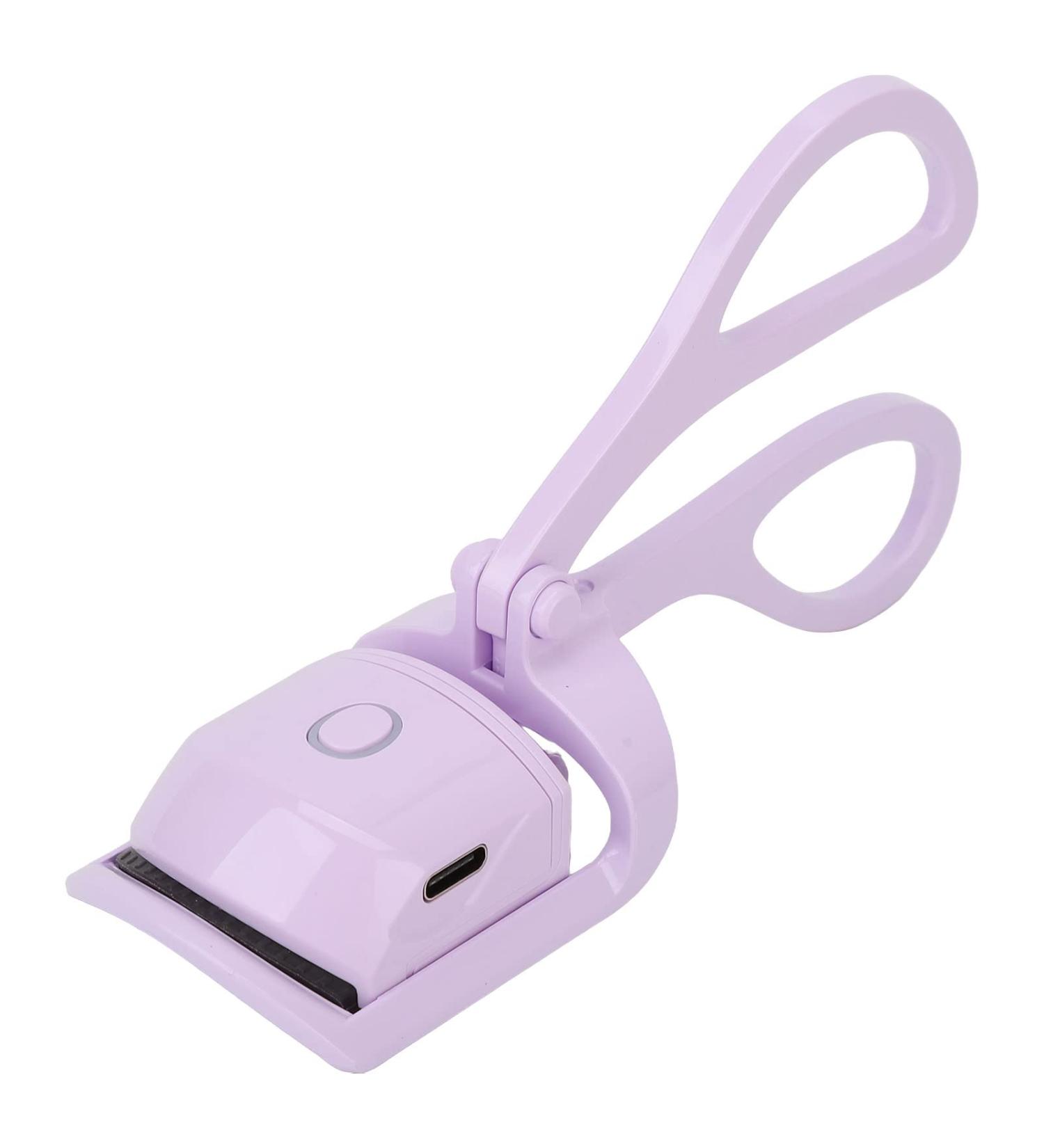 Zetiling USB Electric Heated Eyelash Curler - Long Lasting & Safe Design for Women | Efficient Easy to Use USB Charging Perfect for Thick Lashes (Purple - Buy Online on SooperMarket.com