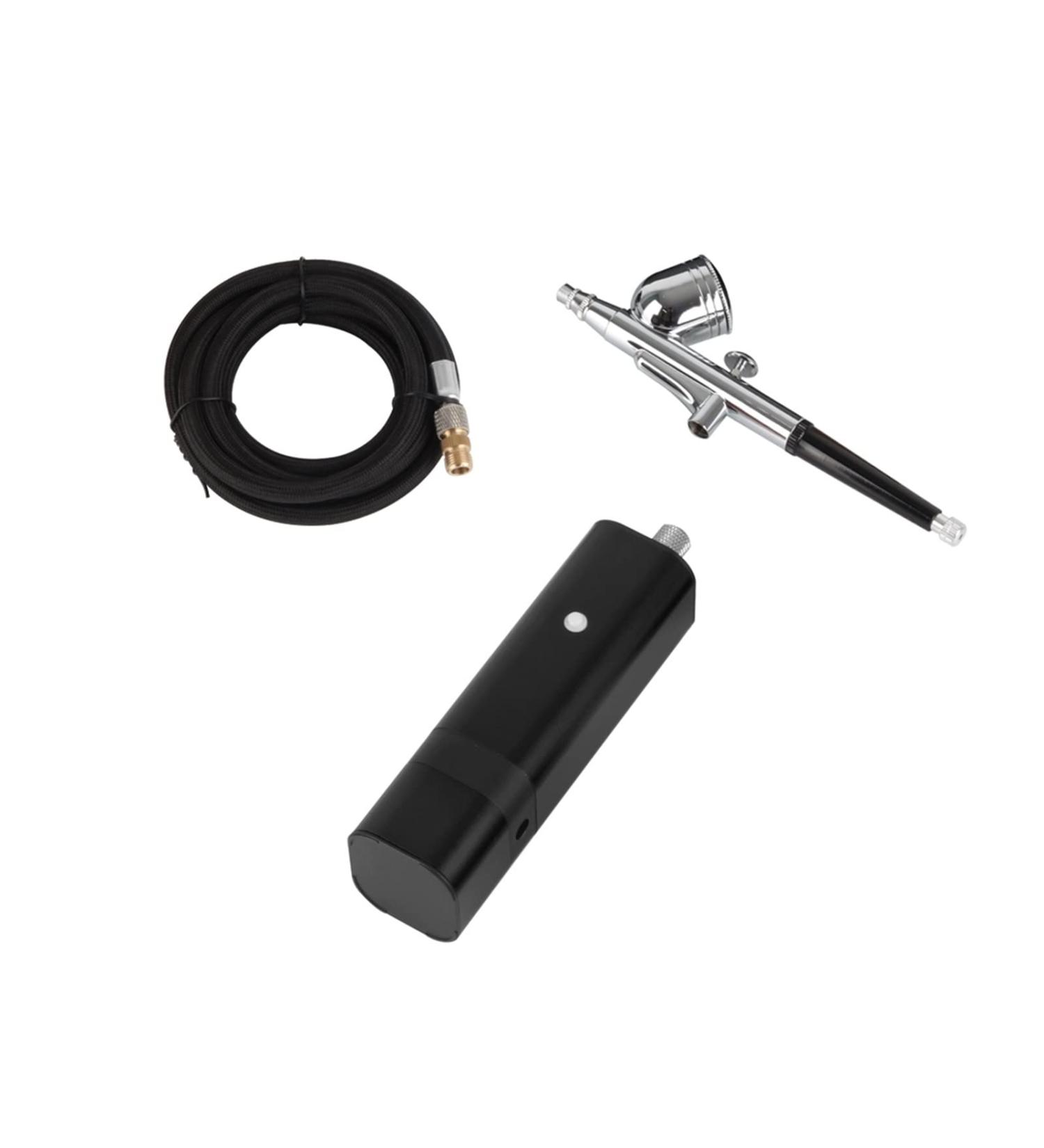 Paint Sprayer Rechargeable Airbrush Kit with Gravity Type Spray Gun for Art Model Body Paint Artist Makeup Nail Tattoos Cake Tools for Painting Ceilings Fences cabinets Tm80s Black C - Buy Online on SooperMarket.com