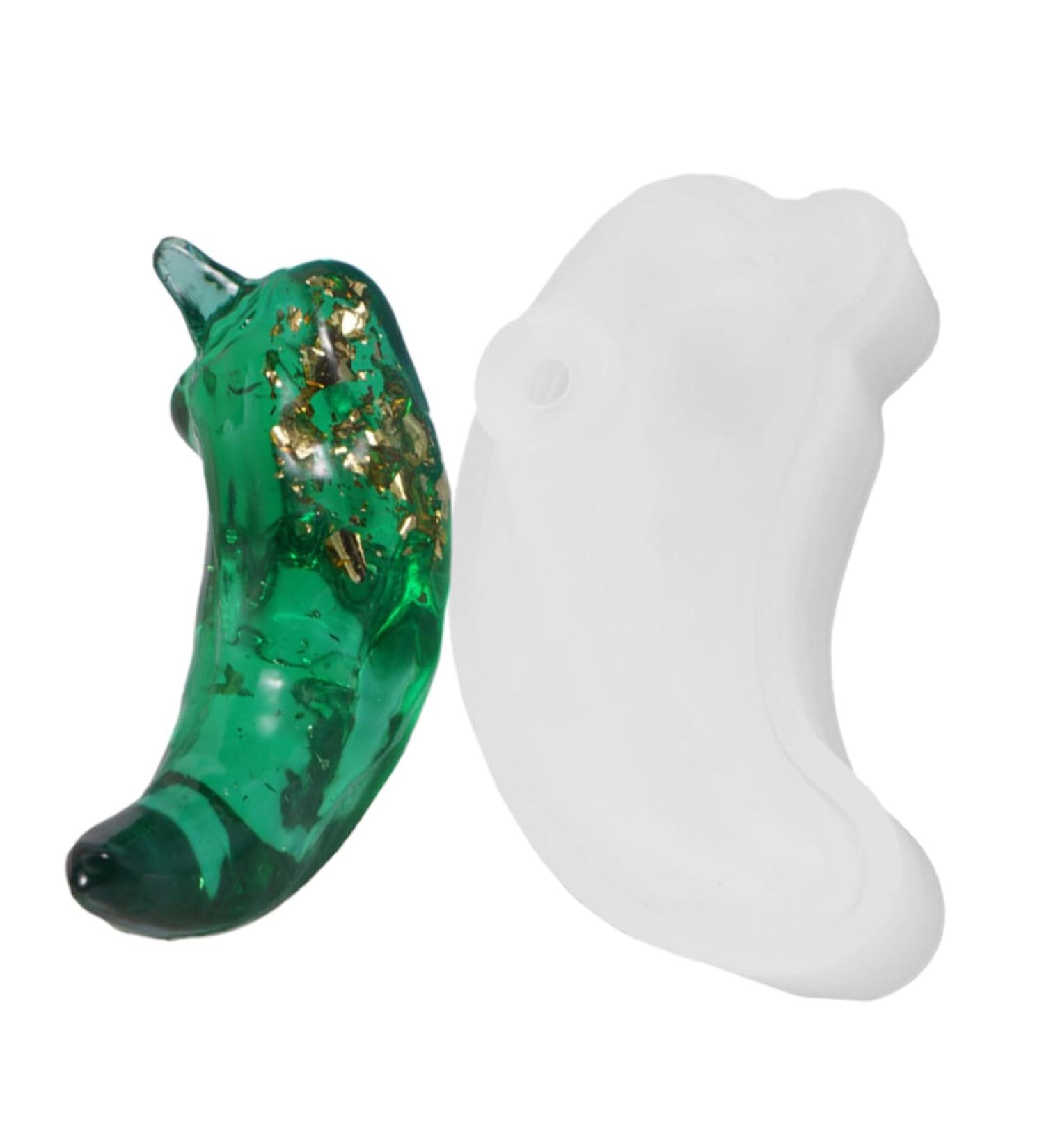 Tofficu Epoxy Resin Mold 1pc Resin Tool DIY Crafts Thanksgiving Casting Silicone for Chili Green Gel Simulate Home Pepper - Buy Online on SooperMarket.com