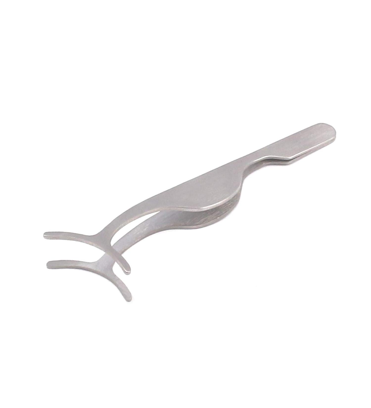DDP False Eyelashes Extension Applicator Remover Clip Tweezers Nipper (Silver)