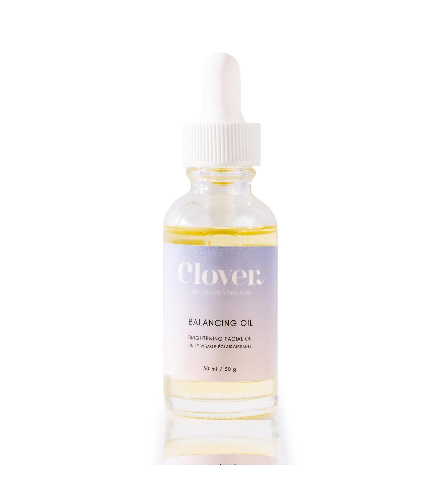 Clover Balancing Oil | Clearer Skin & Healthy Complexion | Vegan Cruelty-Free Face Oil - 30ml - Buy Online on SooperMarket.com
