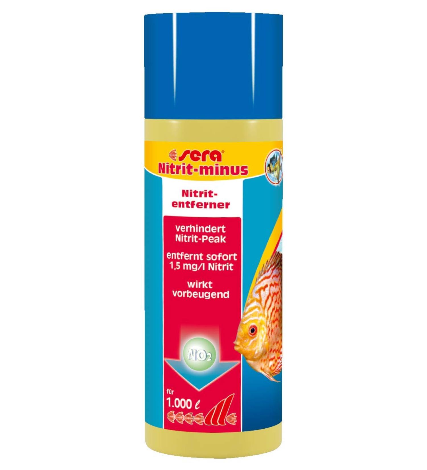Sera Nitrit-Minus 250 ml - Instant Nitrite Remover for Aquariums | Control Nitrite Levels up to 1.5 mg/l - Buy Now! - Buy Online on SooperMarket.com