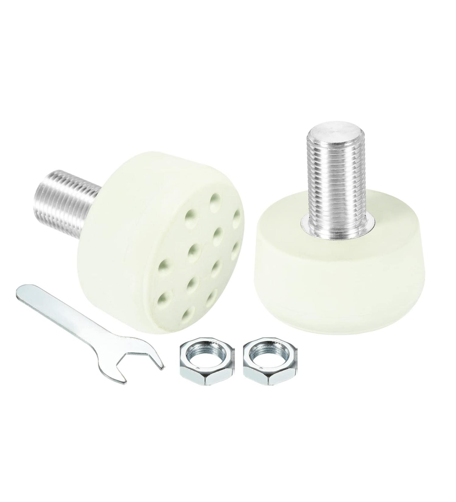 PAITKIL Roller Skate Toe Stops - 82A Rubber Brake Stoppers with Bolts | Green Roller Skate Accessories Replacement - Buy Online on SooperMarket.com