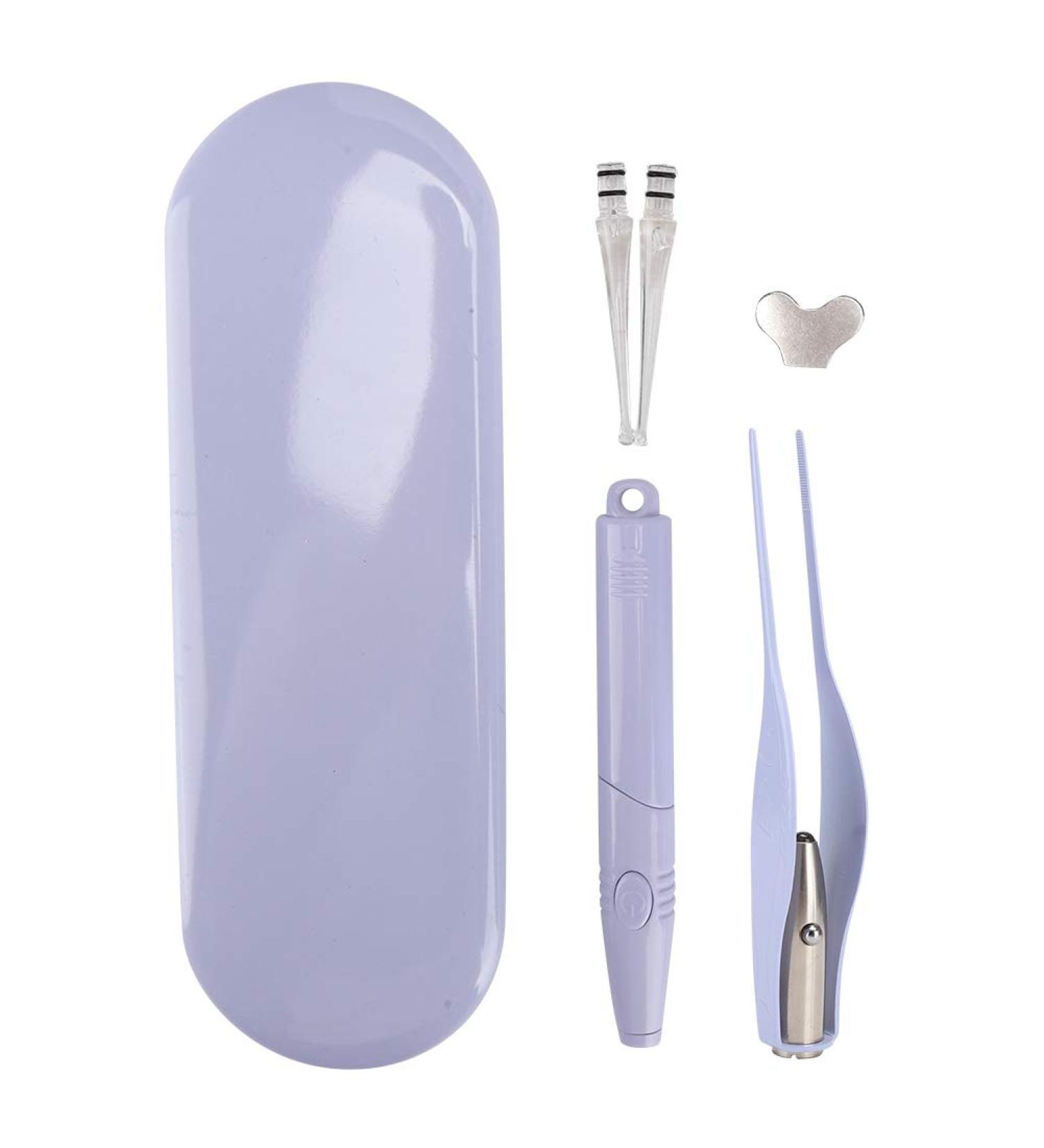 Electric Earpick Iron Box with Comfortable Grip - Ergonomic Handle Earwax Remover for Baby Use - Purple - Buy Online on SooperMarket.com