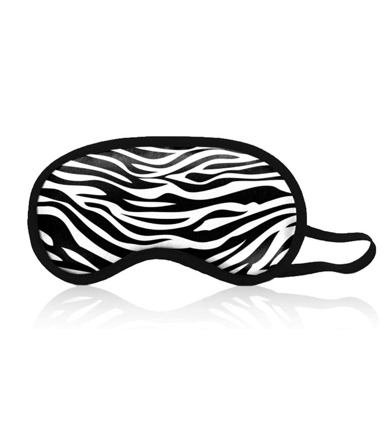 Zebra Print Eye Mask - Stylish and Comfortable Sleep Accessory | [Brand Name] - Buy Online on SooperMarket.com