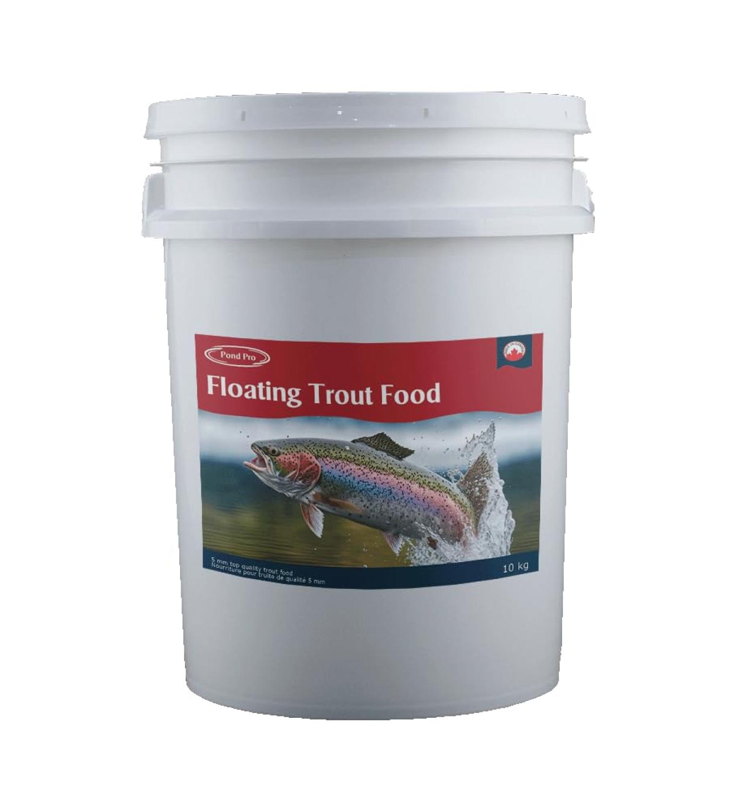 Premium Floating 5mm Trout Food by Pond Pro 10kg (22 lb) - Buy Online on SooperMarket.com