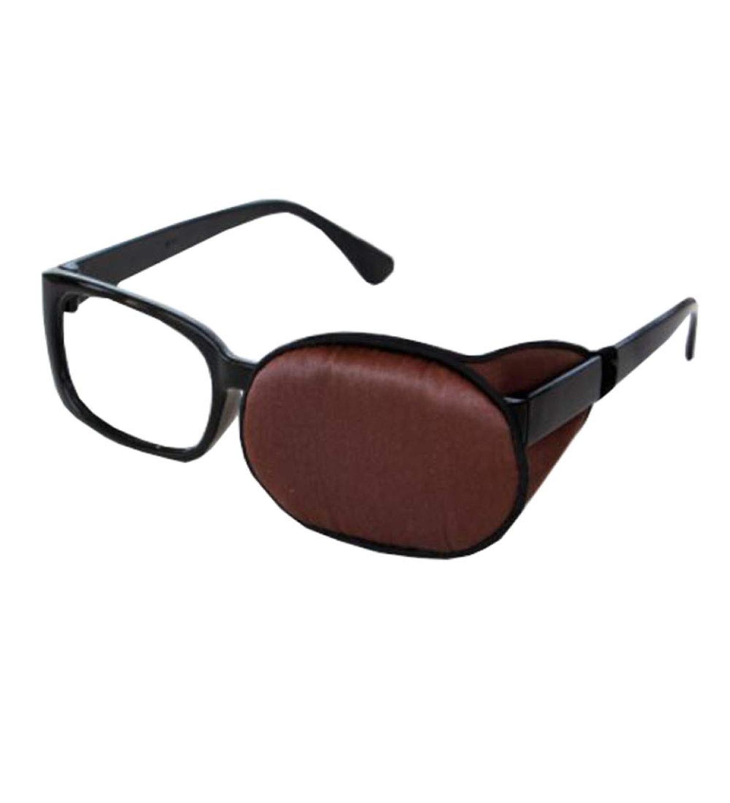 Visual Acuity Recovery Silk Eye Mask for Kids & Adults | Amblyopia & Strabismus Treatment | Lazy Eye Patches (Brown) - Improve Vision Now - Buy Online on SooperMarket.com