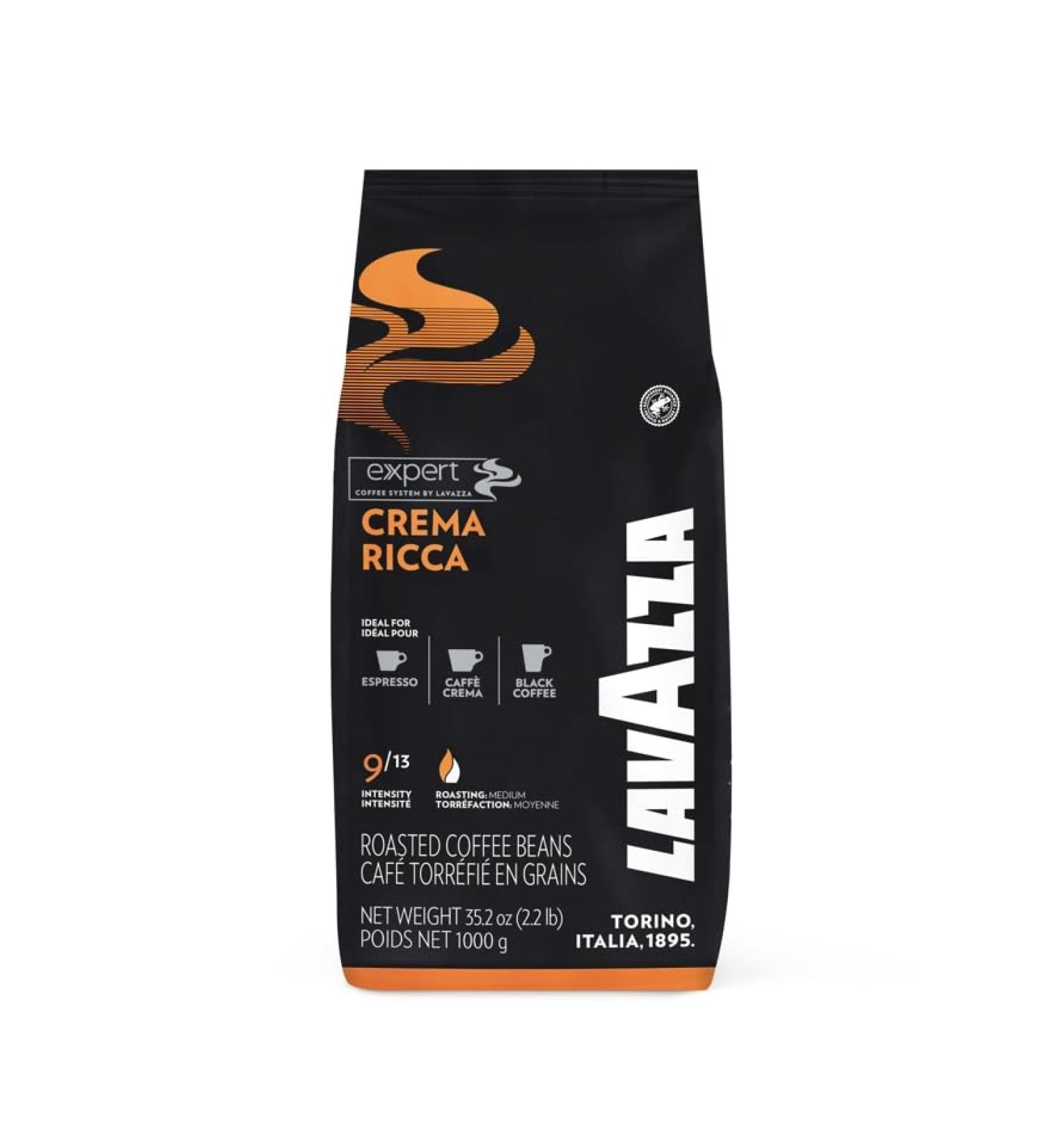 Lavazza Crema Ricca 1Kg Coffee Beans (3) - Buy Online on SooperMarket.com