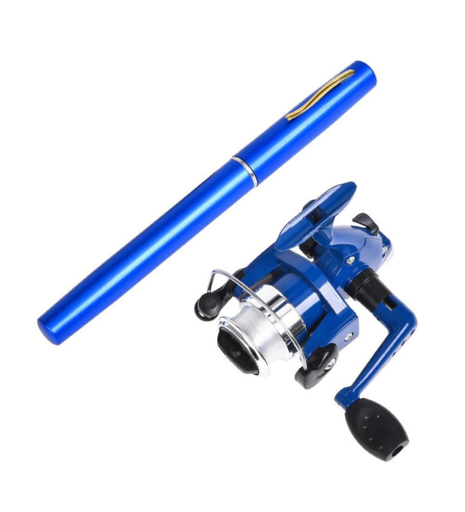 Jorzer Mini Abbey Fishing Rod - Sorty Rotating Wheel Winter Fishing Accessories Blue | International Shipping - Buy Online on SooperMarket.com