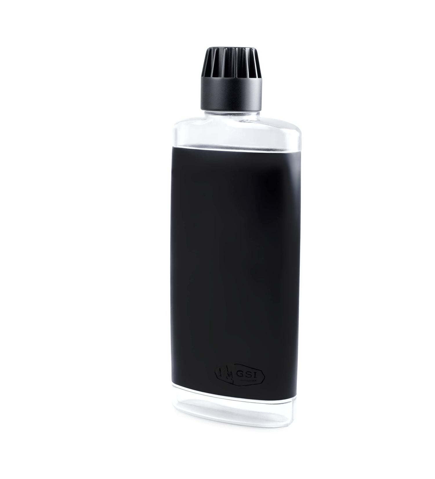 GSI Outdoors Clear Easy Fill Flask - 10 oz BPA-Free Shatter-Resistant Travel & Camping Flask with Shot Glass - Buy Online on SooperMarket.com