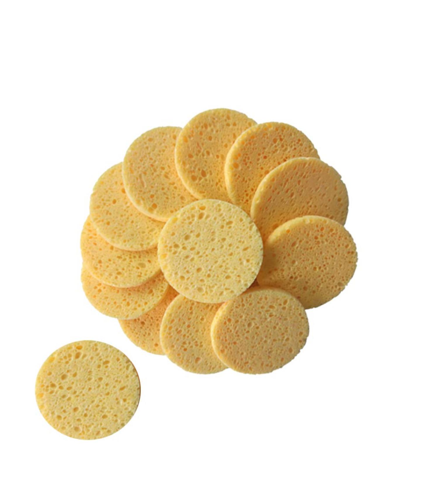 EXCEART Natural Makeup Sponge | Professional Facial Remover Pads & Exfoliating Scrub | International Shipping - Buy Online on SooperMarket.com