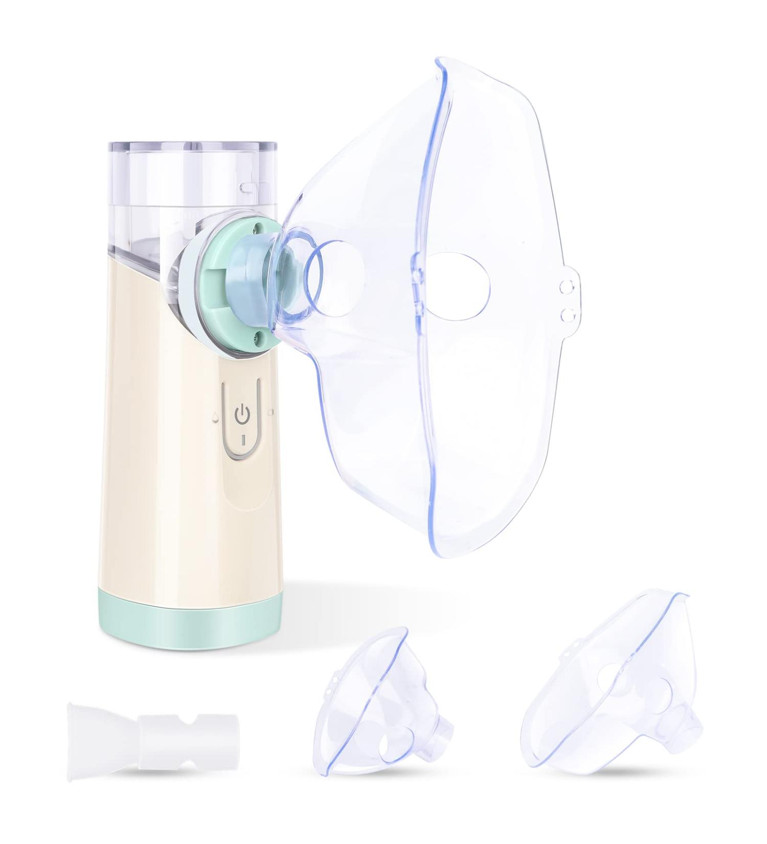 Portable Handheld Mesh Nebulizer for Kids and Adults - Travel and Home Use | Includes Mouthpiece and Replacement Accessories - Buy Online on SooperMarket.com