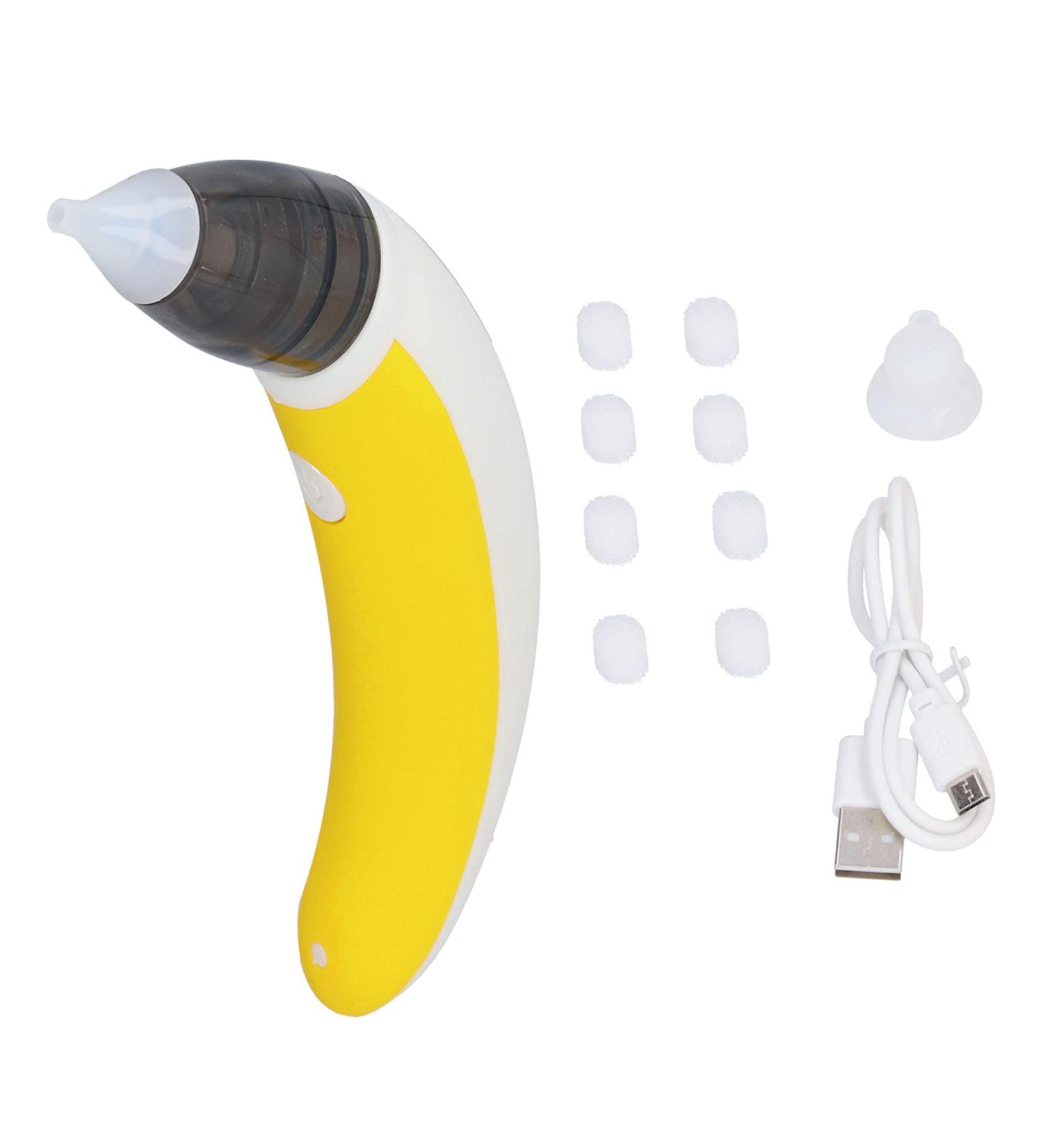 Soft Silicone Electric Nasal Aspirator for Infants - Yellow - Buy Online on SooperMarket.com