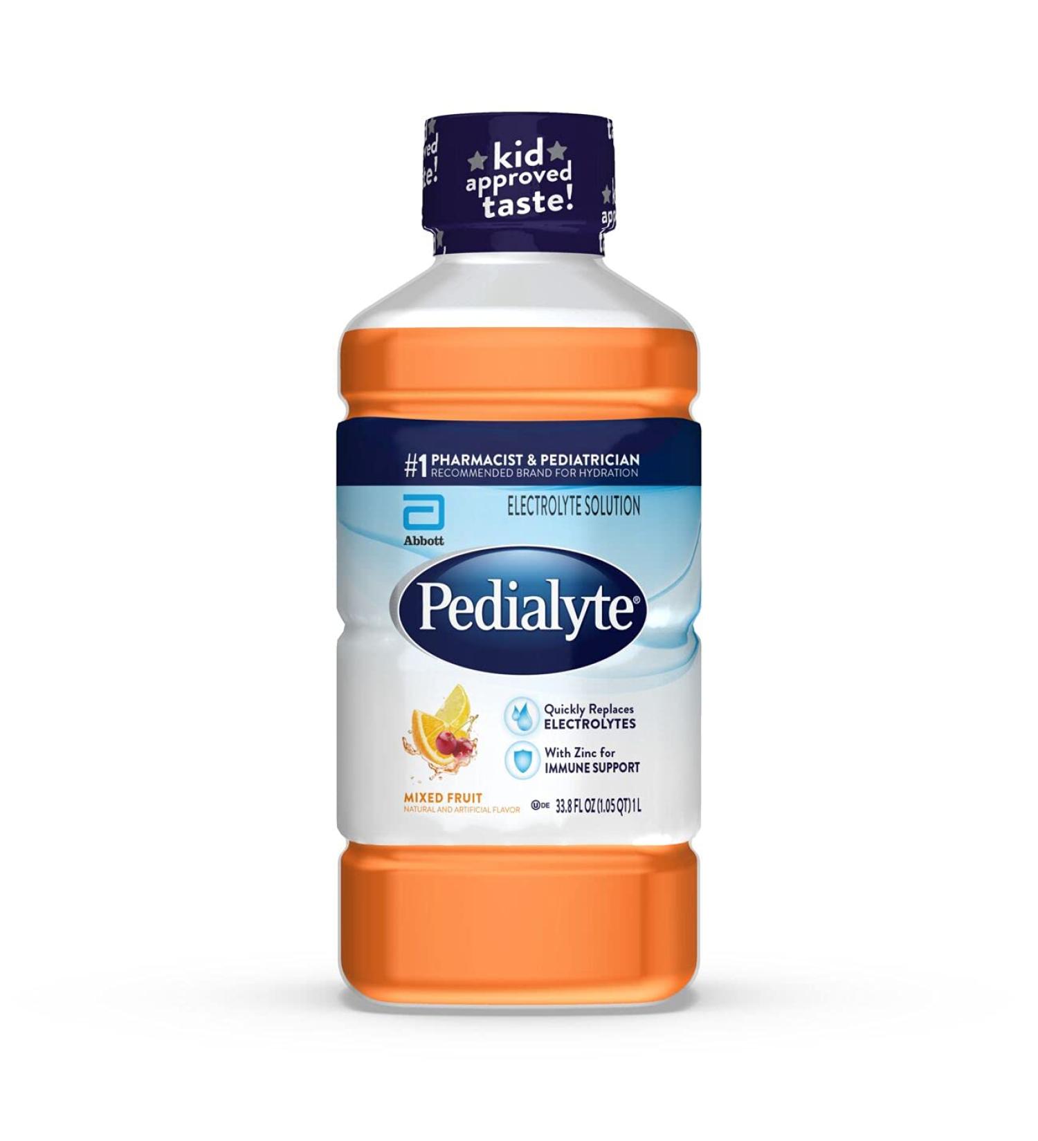 Pedialyte Electrolyte Solution Mixed Fruit 1L - Hydration Drink - Buy Online on SooperMarket.com