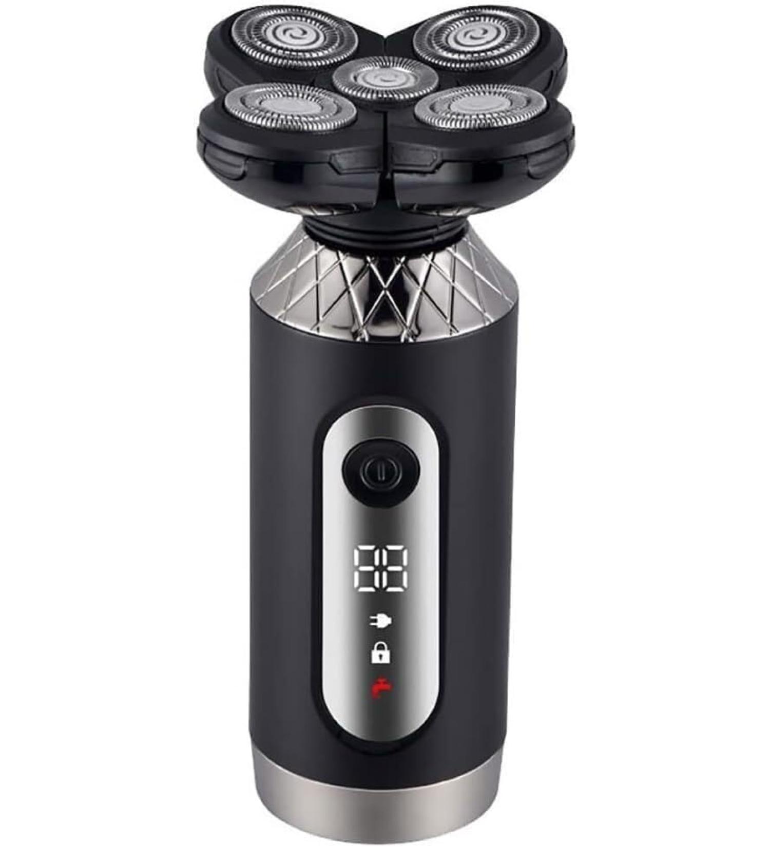 Buy 4 in 1 Electric Razor for Men | Waterproof Rechargeable Shaver & Beard Trimmer - Wet & Dry Use - Buy Online on SooperMarket.com