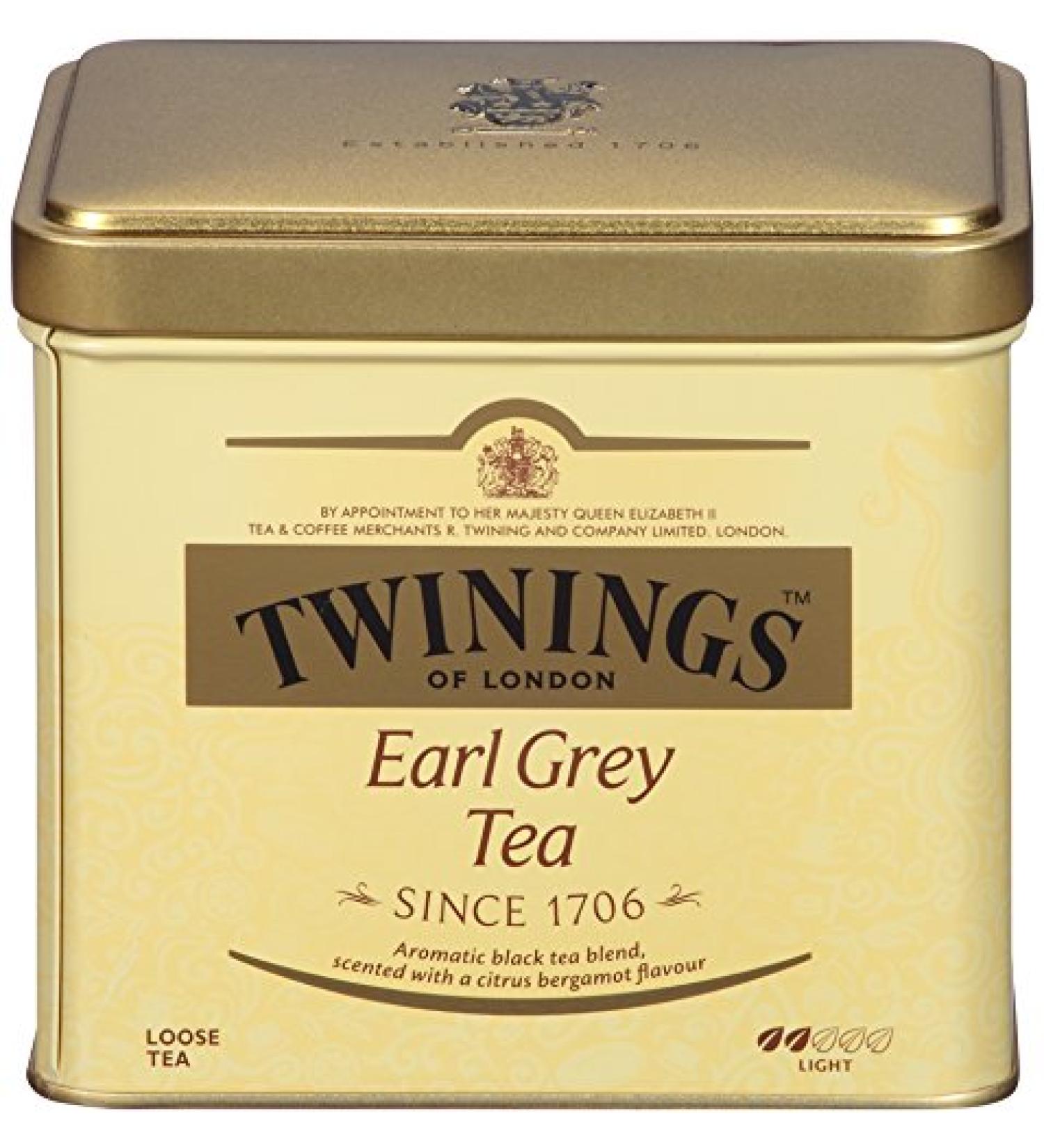 Buy Twinings Earl Grey Loose Tea - Light Flavor, 7.05 oz (200g) | Premium Quality Tea - Buy Online on SooperMarket.com