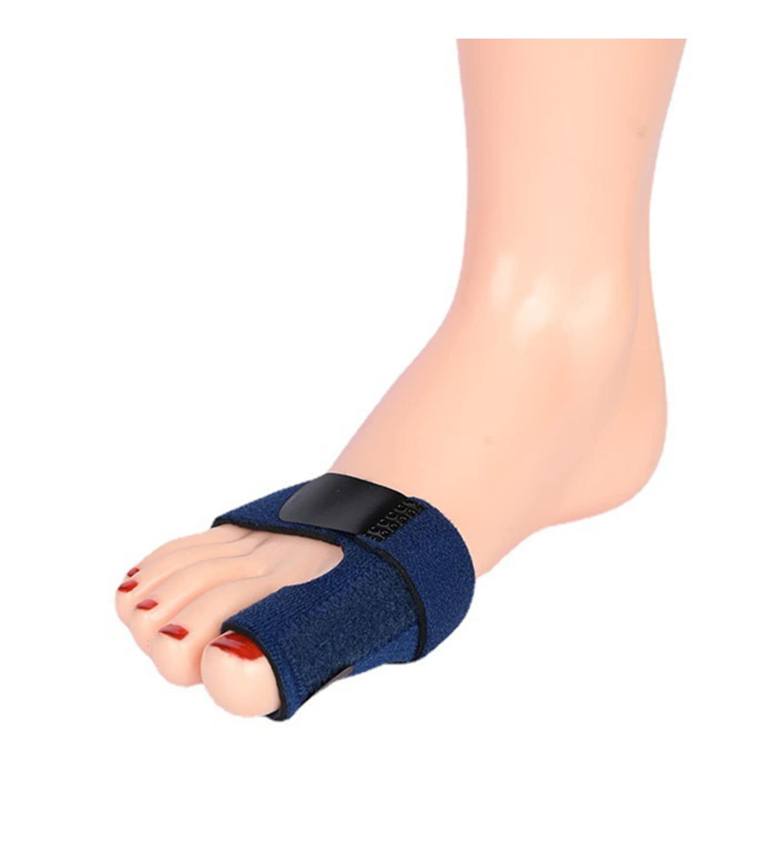 Bunion Corrector Toe Fixator - Multi-Adhesive Toe Spacers for Fracture Fixation & Curvature Correction - Injury Support Brace in Blue - Buy Online on SooperMarket.com