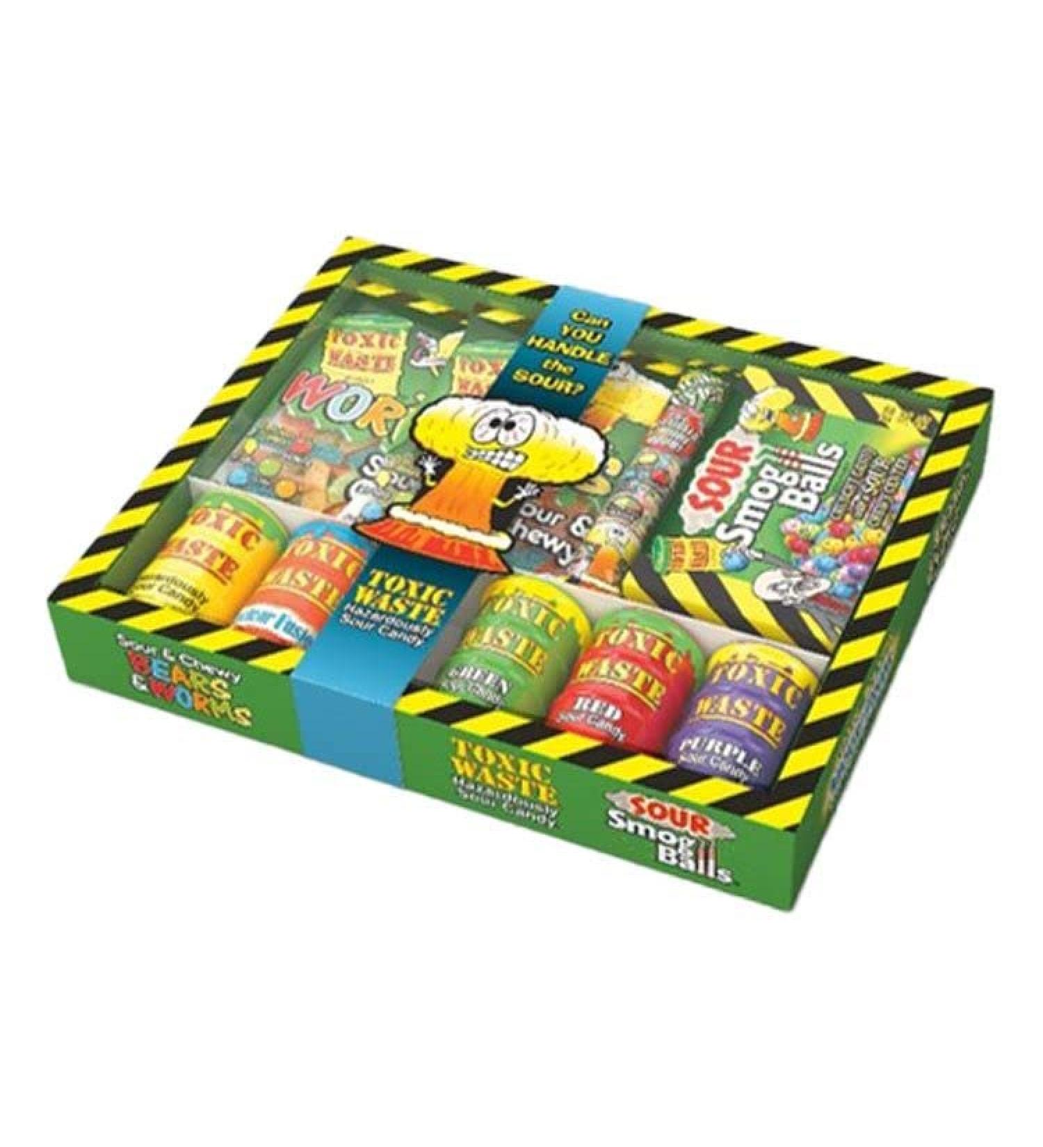 Toxic Waste Gift Set 641g - Extremely Sour & Chewy Candy