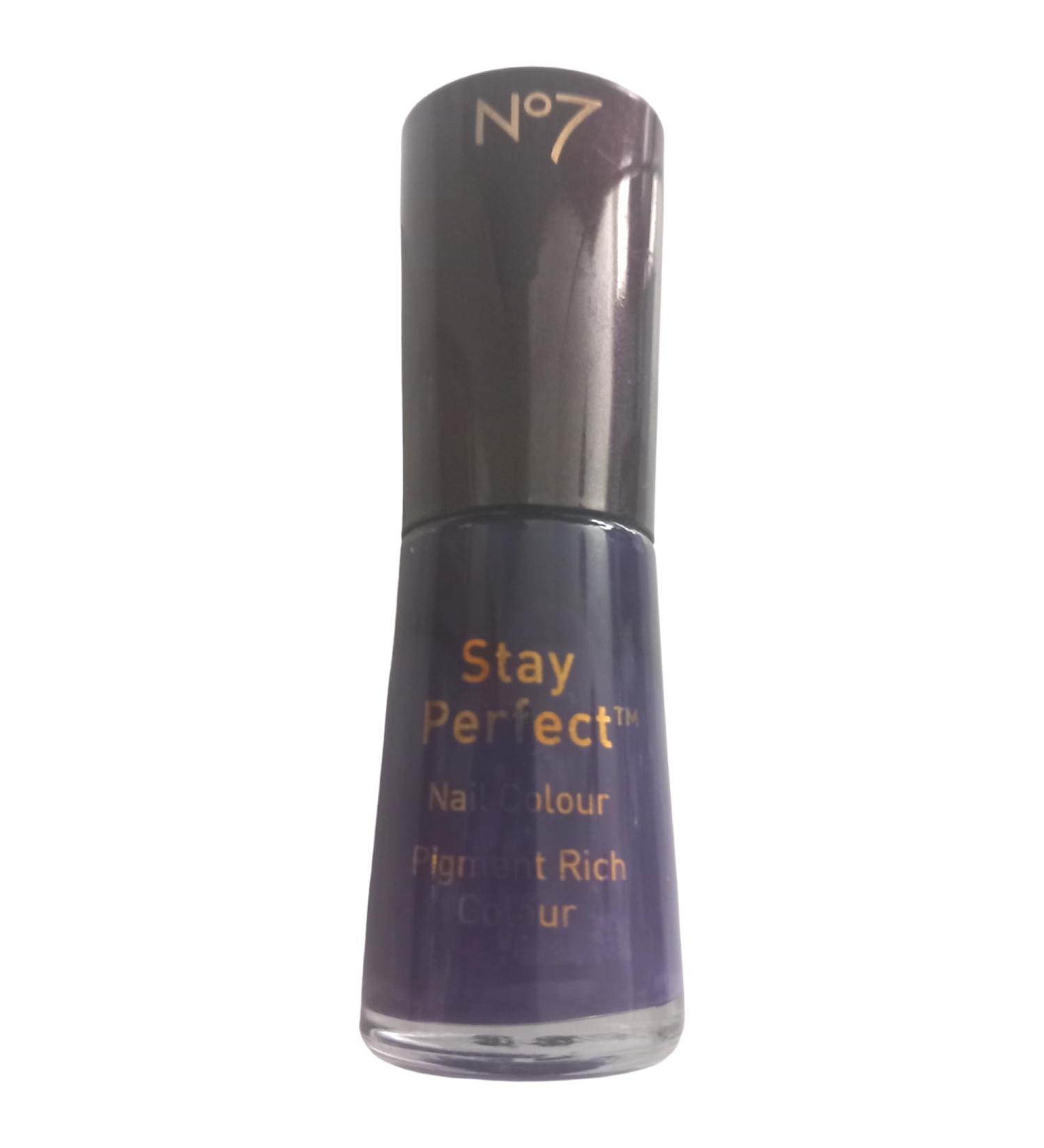 Boots No7 Stay Perfect Nail Polish Varnish Violetta 70 - Buy Online on SooperMarket.com