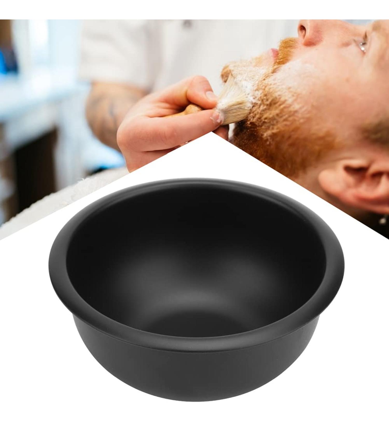 High-Quality Shaving Bowl & Soap for Men - Portable Black Foaming Cream Bowl - Buy Online on SooperMarket.com