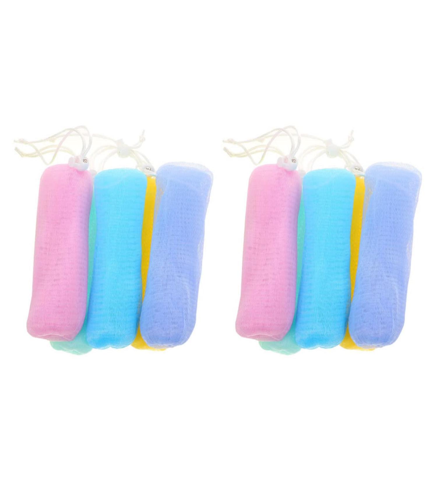 Mikinona 10pcs Foaming Soap Mesh Bag Soap Pouch Saver Soap Foaming Net Soap Sleeve Holder Soft Foam Net 14.5x5cm As Shown 1 - Buy Online on SooperMarket.com