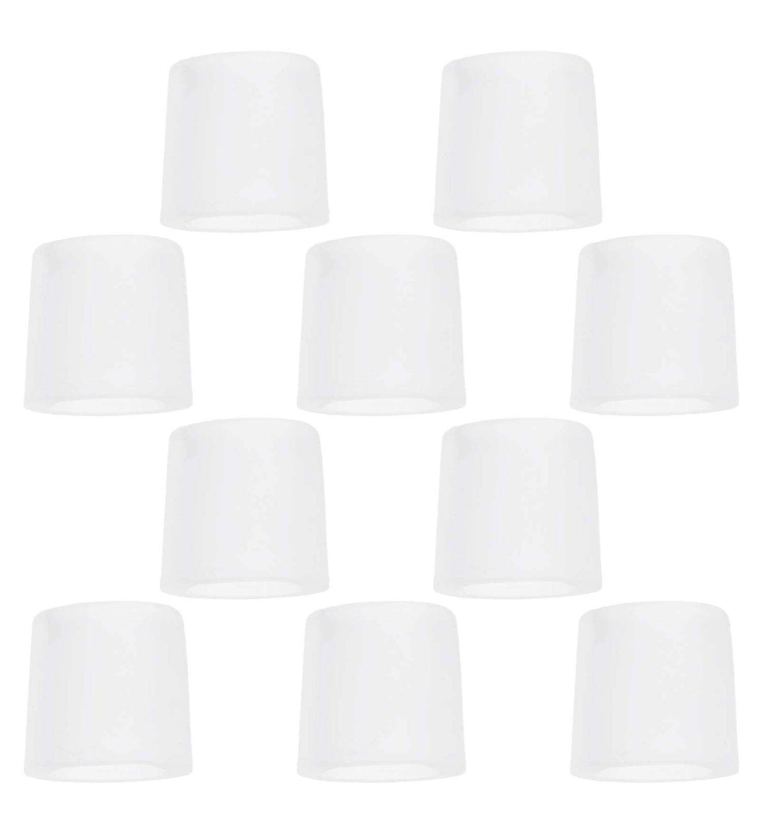 Healeved 30 Pcs Pinky Toe Silicone Sleeves - Gel Toe Caps for Toe Protection | 2.5x2cm | Transparent - 3pcs - Buy Online on SooperMarket.com