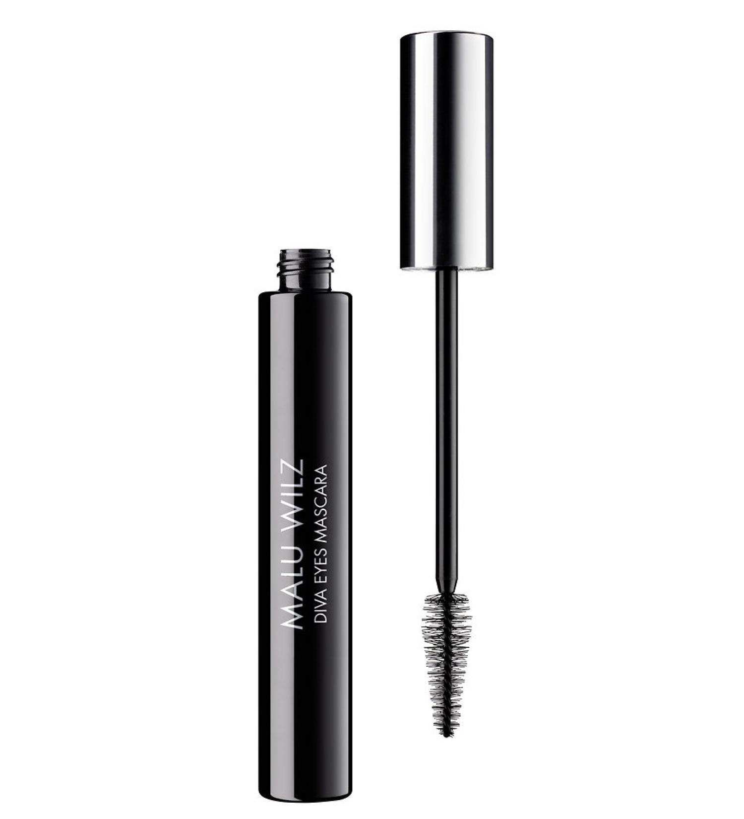 Malu Wilz Diva Eyes Mascara - Black 12ml | Long-Lasting Volume & Eye Enlargement | Irresistible Lashes - Buy Online on SooperMarket.com