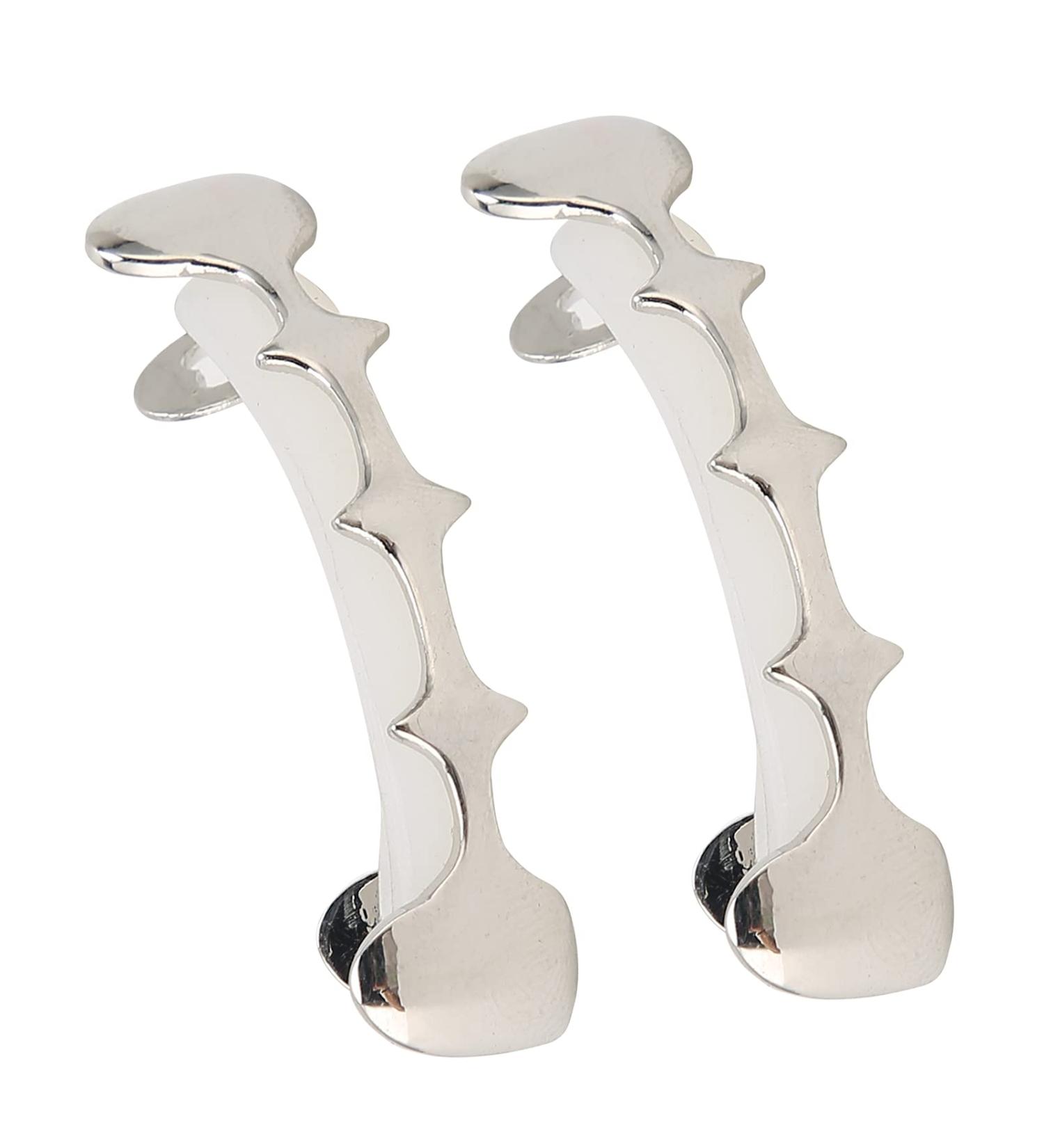 Irregular Hip Hop False Tooth Set Halloween Festival Hip Hop Tooth Decoration Accessory (Silver Color) - Buy Online on SooperMarket.com