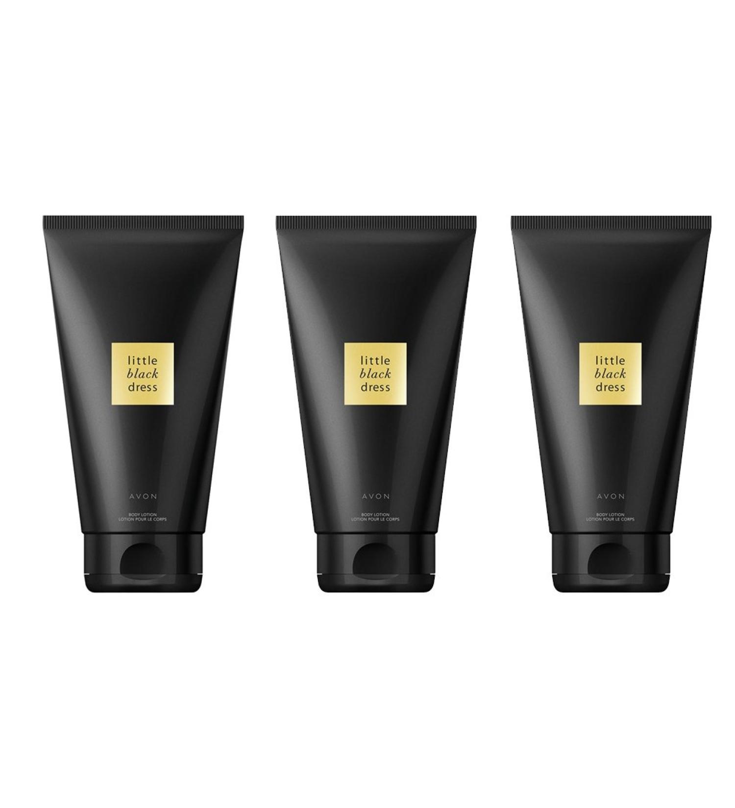 3x Avon Little Black Dress Body Lotion 150ml