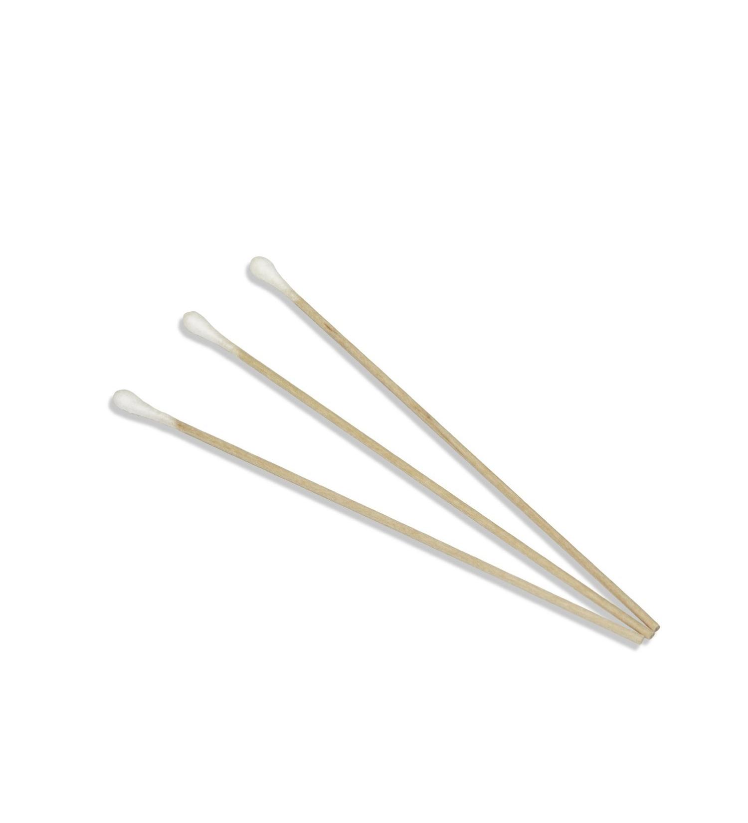 carmesin cotton swabs - one-sided small head - 100 pieces 150mm long