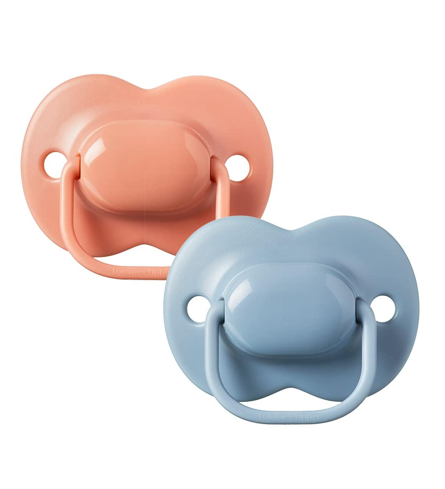 Tommee Tippee Cherry Latex Soother 6-18 months pack of 2 soothers with 100% natural latex baglet - Buy Online on SooperMarket.com