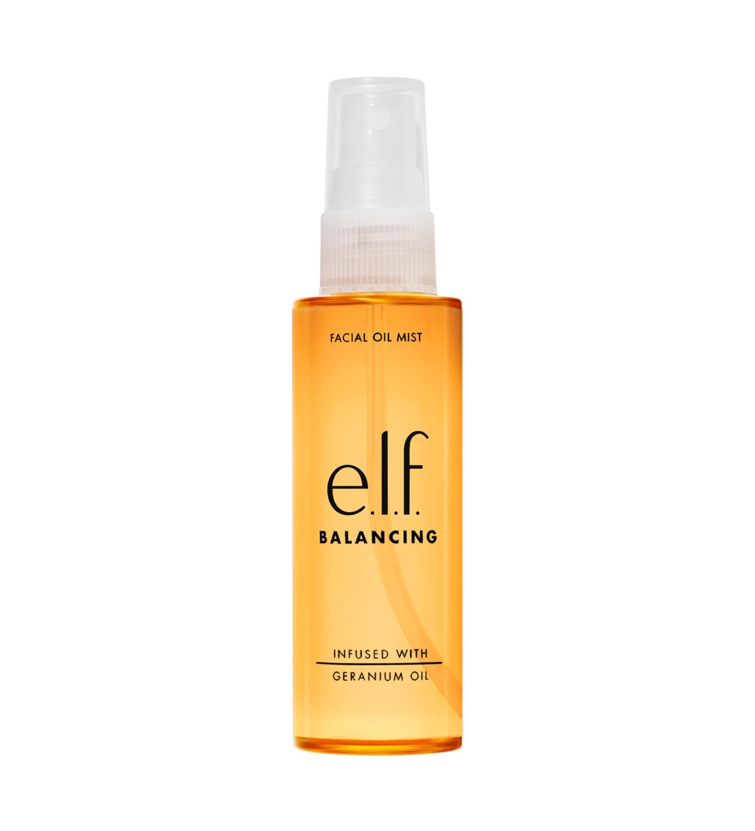 e.l.f. Balancing Facial Oil Mist 2.02 Fl Oz - Essential Oil-infused for Mind & Mood Balance - Vegan & Cruelty-Free - Buy Online on SooperMarket.com