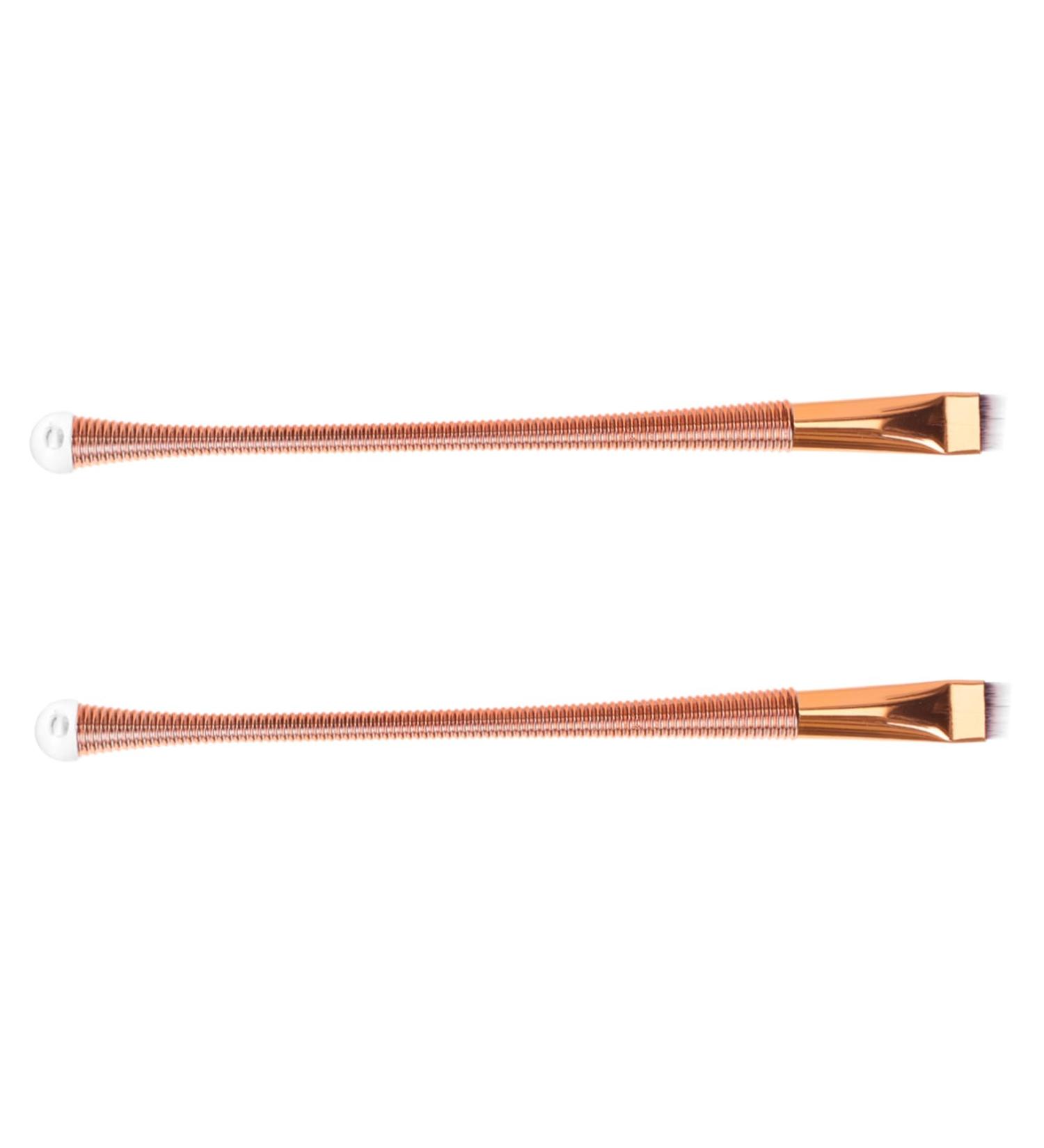 MUSISALY 2pcs Eyeliner Brush Angled Eyeliner Eye Brush Eyeliner Makeup Tool Eyebrow Makeup Brush Plastic - Buy Online on SooperMarket.com