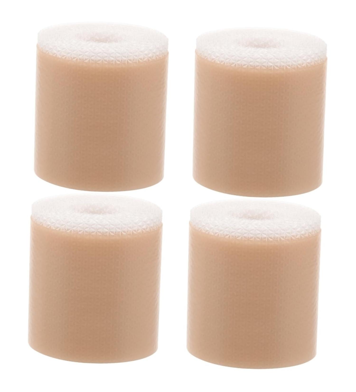 Healifty Silicone Scar Tape - 4 Rolls 33x5.5cm Adhesive Scar Patch for Removal and Treatment - Smooth Gel Sheets for Scars - Cleaning Supplies Included - Buy Online on SooperMarket.com