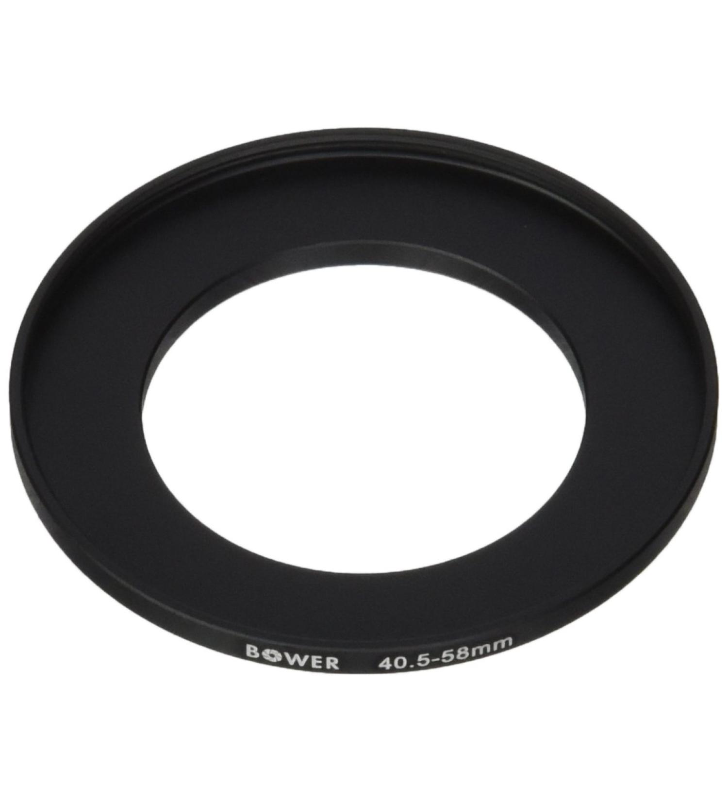 Bower AU40558 Step Up Ring Adapter, 40.5 mm to 58 mm (Black)