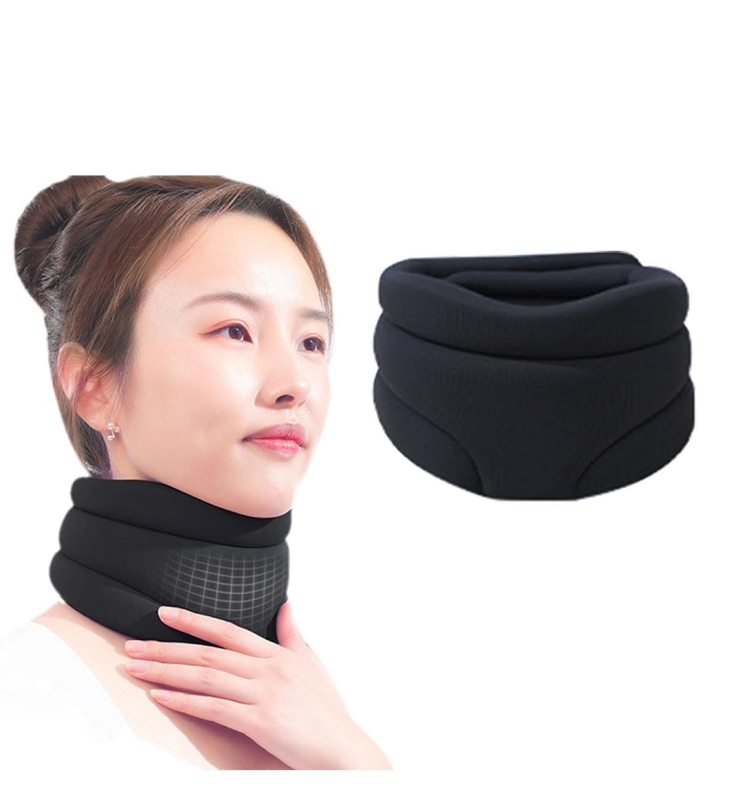 Cervicorrect Neck Brace Cervicorrect Neck Brace by Healthy Lab Co Neck Brace for Sleeping Cervical Neck Brace for Snoring Neck Braces for Neck Pain and Support (Black) - Buy Online on SooperMarket.com
