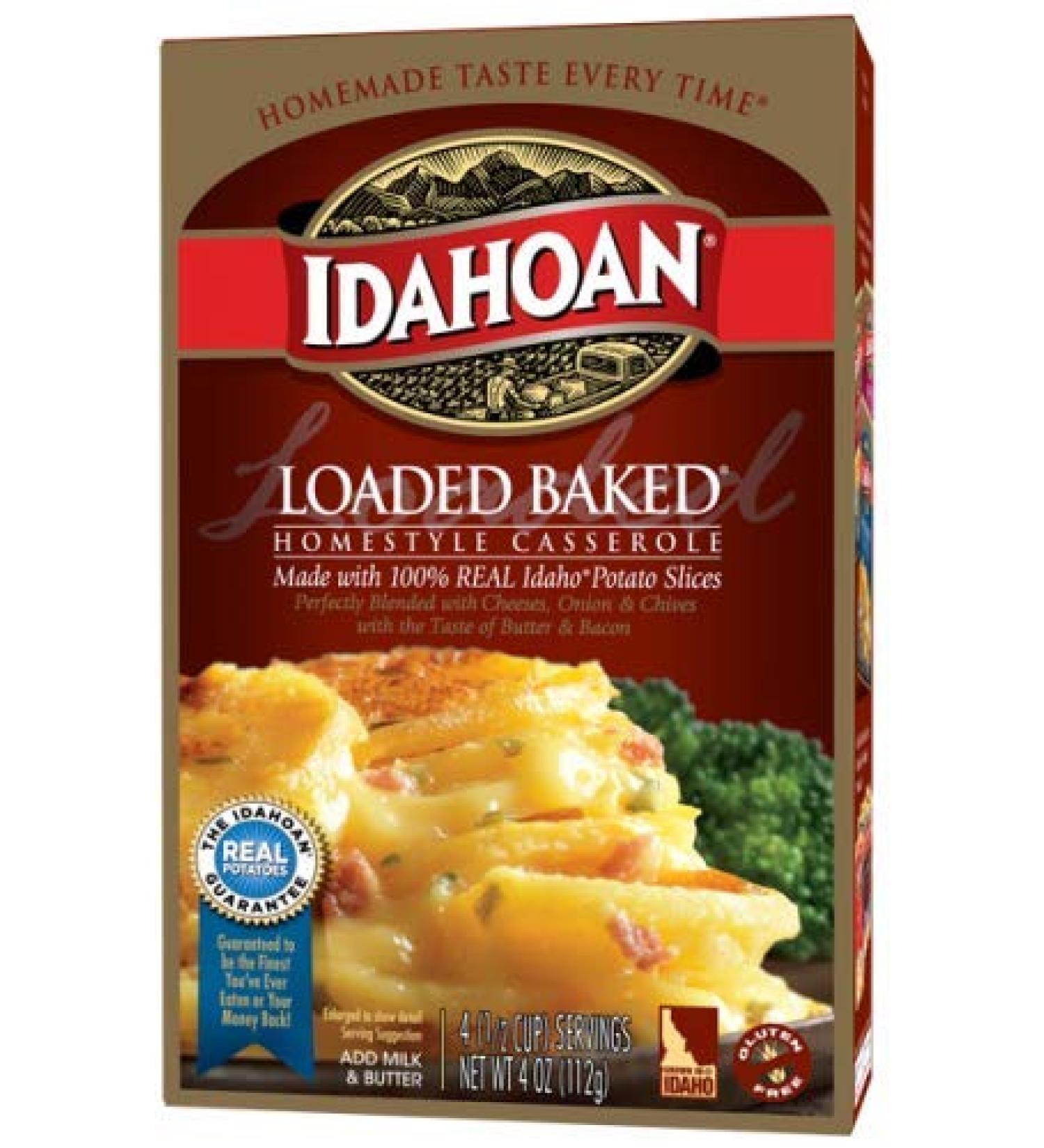 Idahoan Homestyle Casserole Loaded Baked Potatoes 4 oz (Pack of 4)
