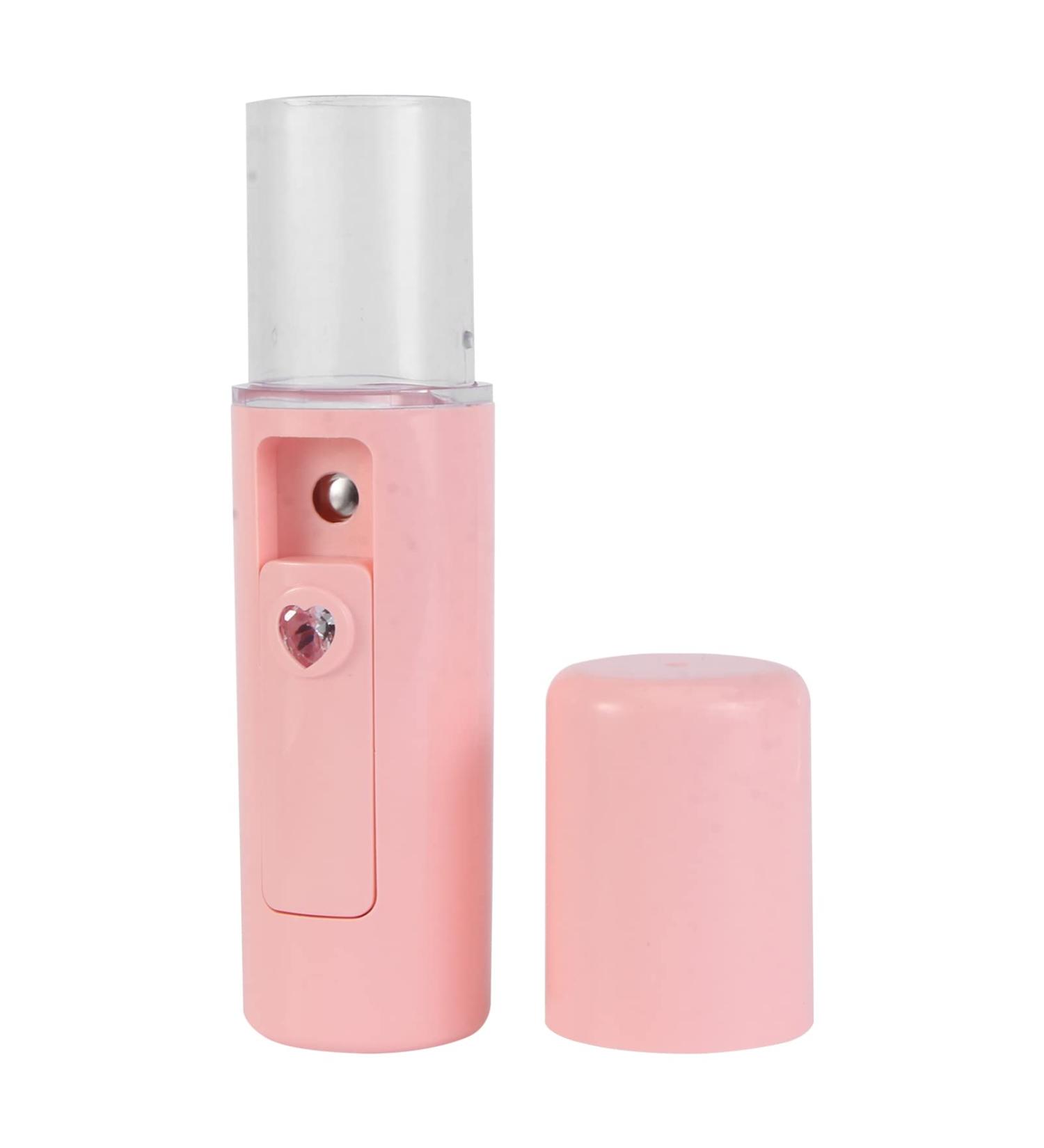 Baluue 1pc Humidifier Face Steamer Mini USB Mini Face Steamer Handheld Spray Device Makeup Device Abs Pink 11.5X3CM - Buy Online on SooperMarket.com
