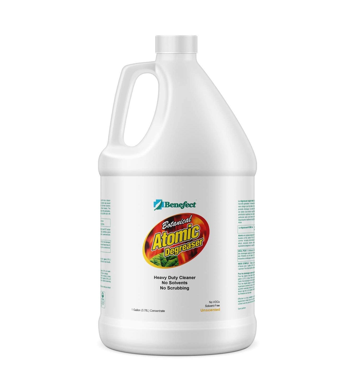 BENEFECT Botanical Atomic Degreaser 1 Gallon - Heavy Duty Unscented Eco-Friendly Cleaner | Scrub Free Solvent Free 128 Fl Oz - Buy Online on SooperMarket.com