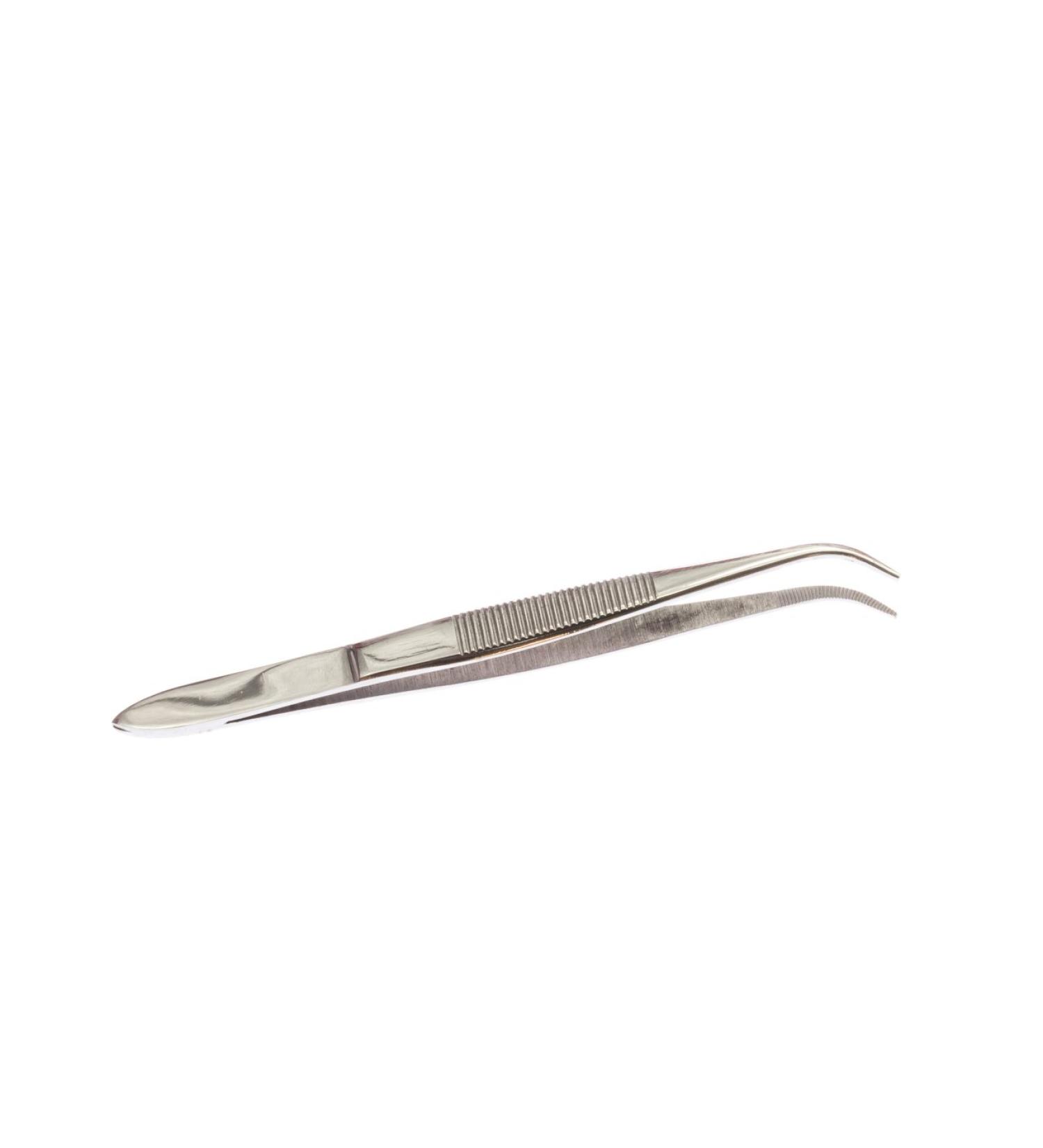 SE 3.5 Stainless Steel Curved Splinter Tweezers - Precision-Pointed Tweezers for Splinter Removal - Buy Online on SooperMarket.com