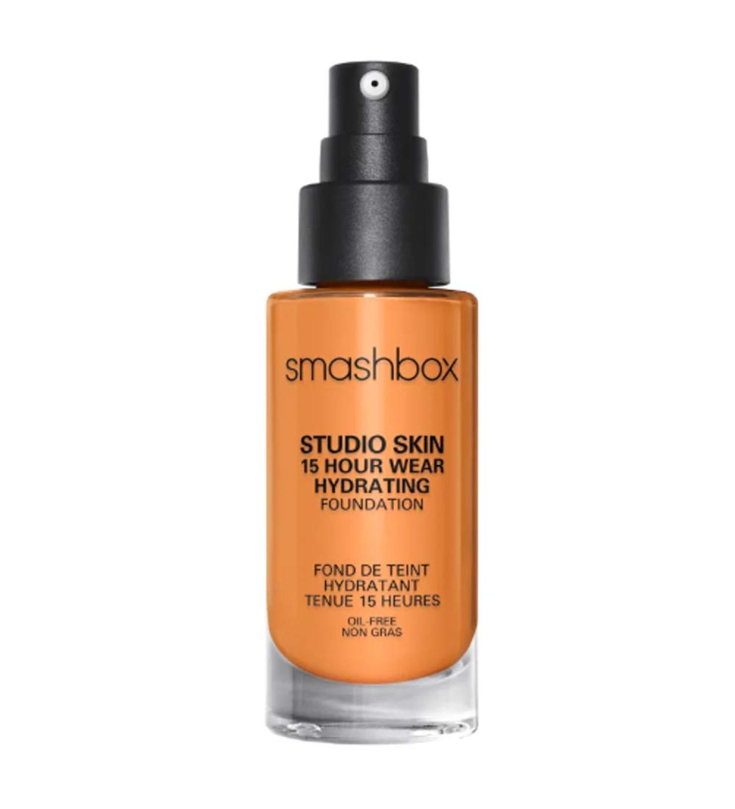 Smashbox Studio Skin 24HR Hydrating Foundation - 4.0 Medium Dark Warm Peach - 1 fl oz - Buy Online on SooperMarket.com