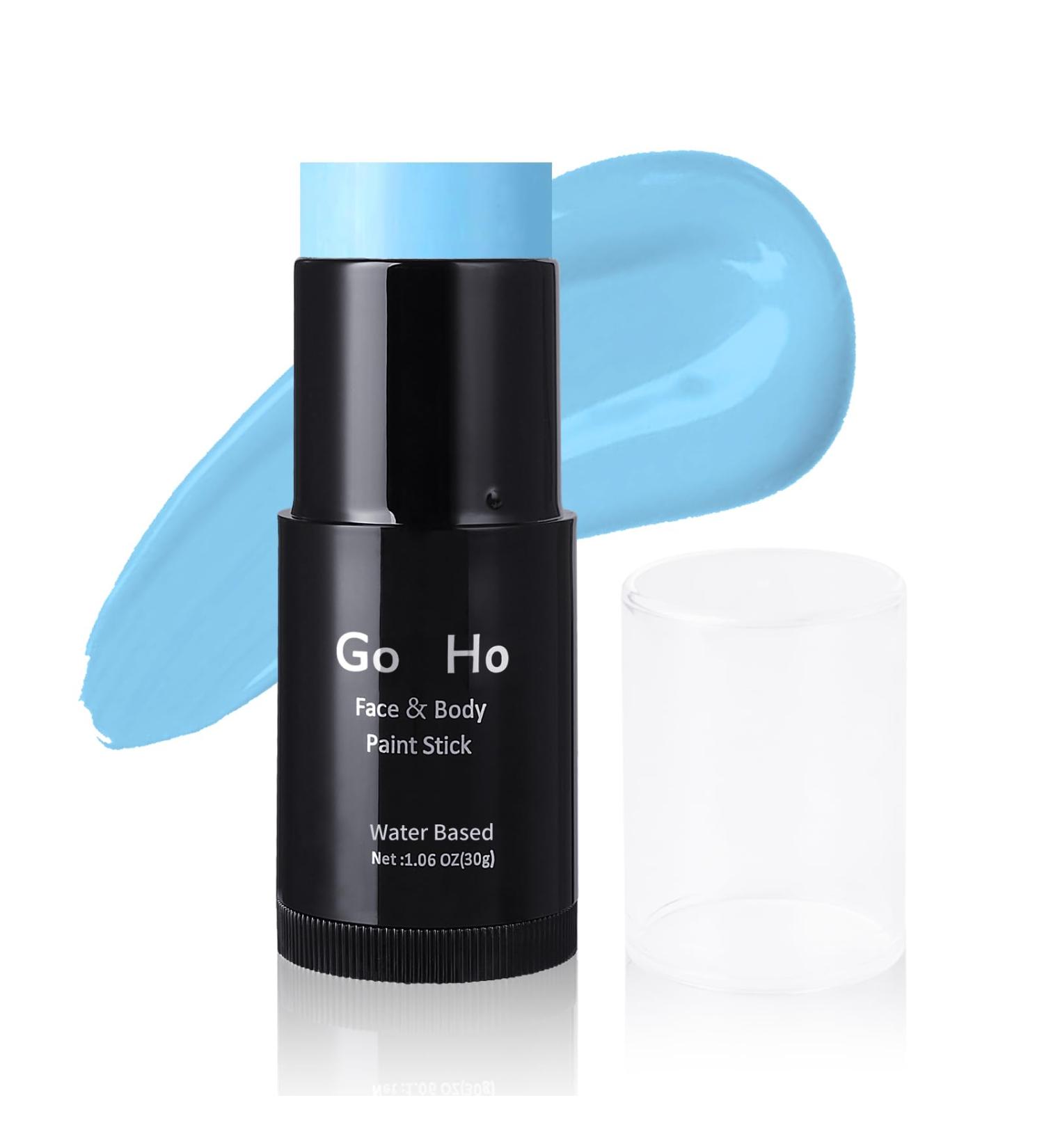 Halloween Blue Face Paint Stick 1.06 Oz | Washable Water Based Body & Face Paint for Adults & Children - Perfect for Cosplay, SFX & Halloween Makeup - Buy Online on SooperMarket.com