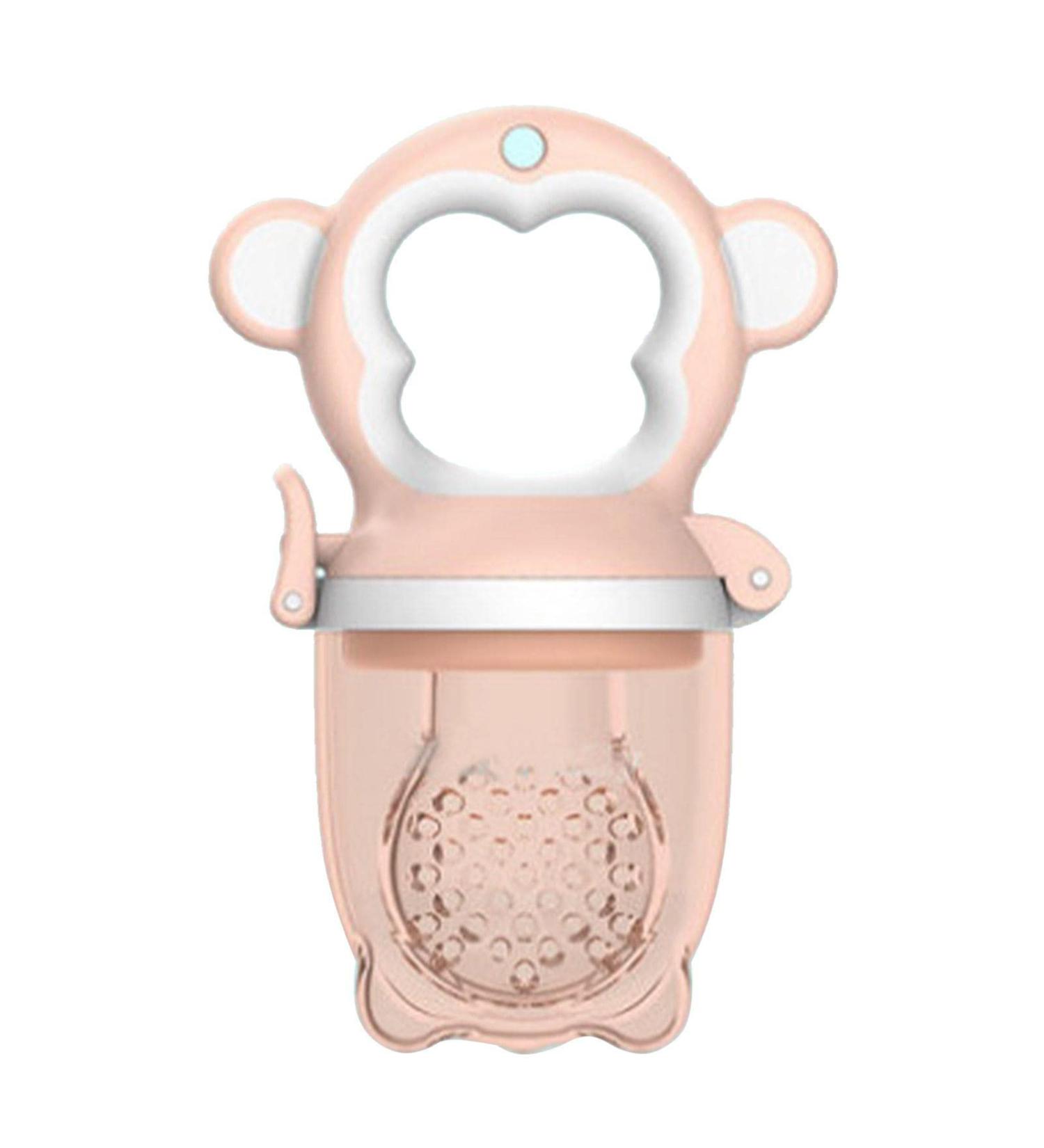Silicone Baby Food Feeder & Nibbler - Soft Fruit Feeder Pacifier for Infants | Safe Fresh Food & Bite Rings - Buy Online on SooperMarket.com