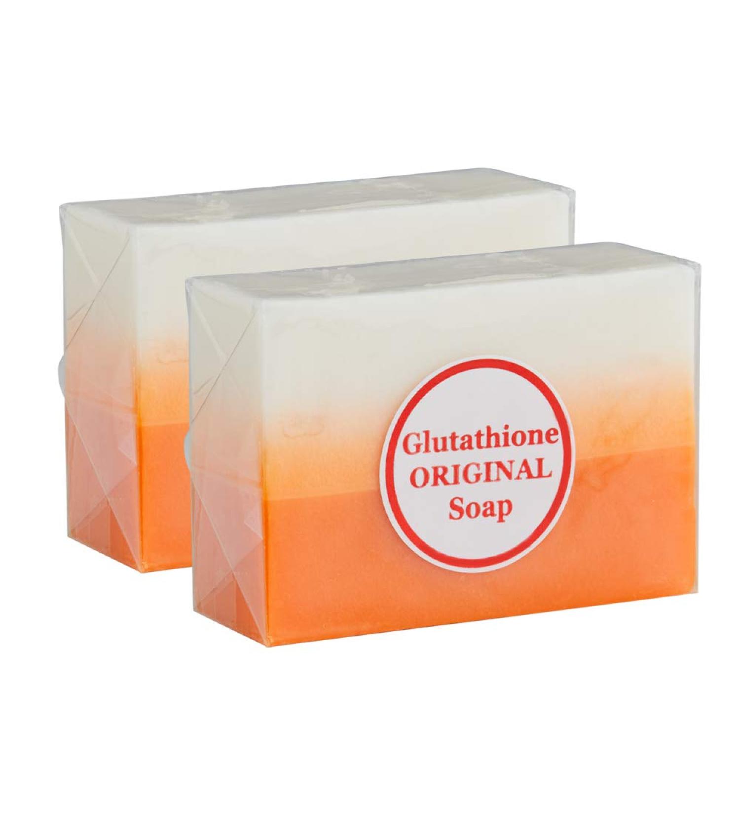 Glutathione & Kojic Acid Original Dual Soap - For Flawless Glowing Skin (2 Bars)