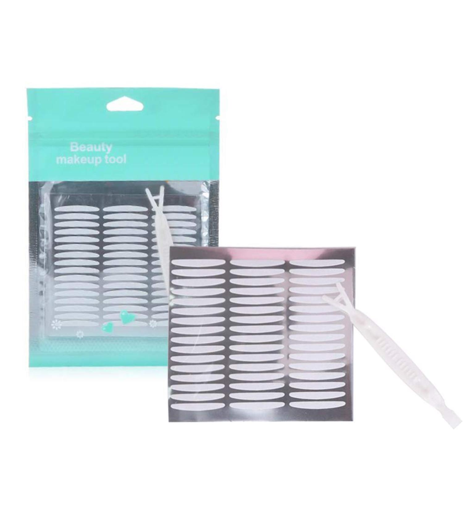 80 Pairs Double Eyelid Paste Invisible Self-Adhesive Double Sided Double Eyelid Tape Sticker with Y Fork-Self-Adhesive Double Eyelid Stickers - Buy Online on SooperMarket.com