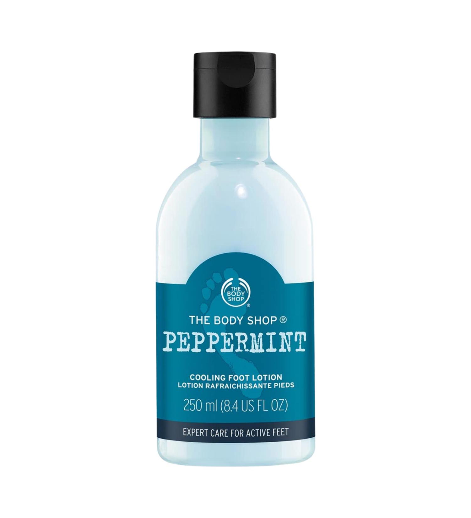 The Body Shop Peppermint Cooling Foot Lotion 8.4 oz - Soothes Tired Feet - Buy Online on SooperMarket.com
