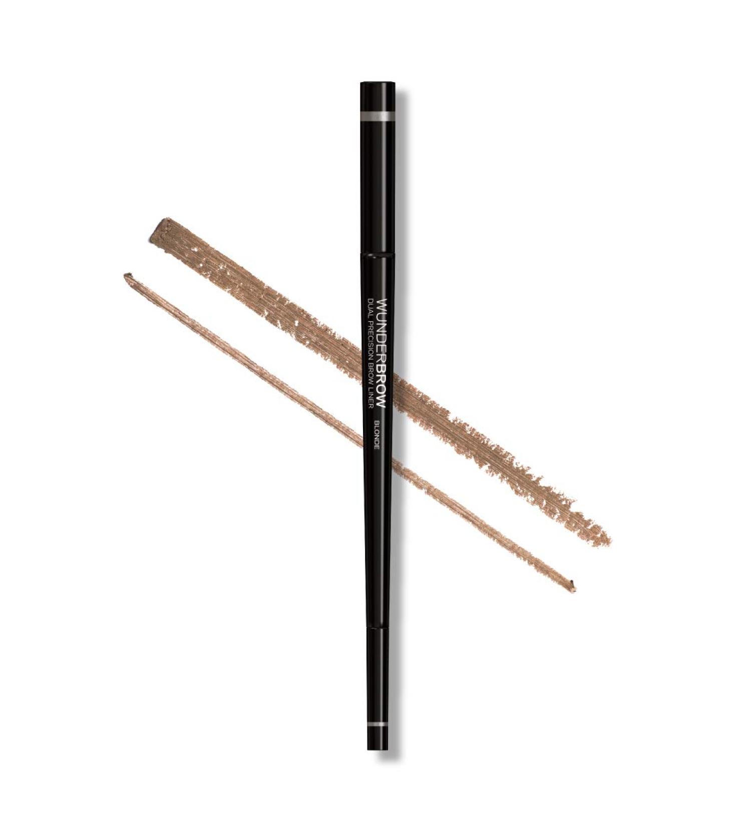 Wunder2 Dual Brow Liner Makeup Eyebrow Pencil Blonde 0.001 Ounce - Angled & Ultra Fine Tips for Precision (Pack of 1) - Buy Online on SooperMarket.com