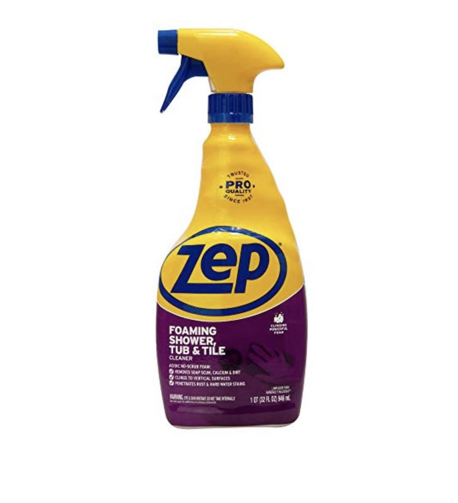 ZEP SHOWER TUB & TILE CLEANER 32 fl oz (1) - Buy Online on SooperMarket.com