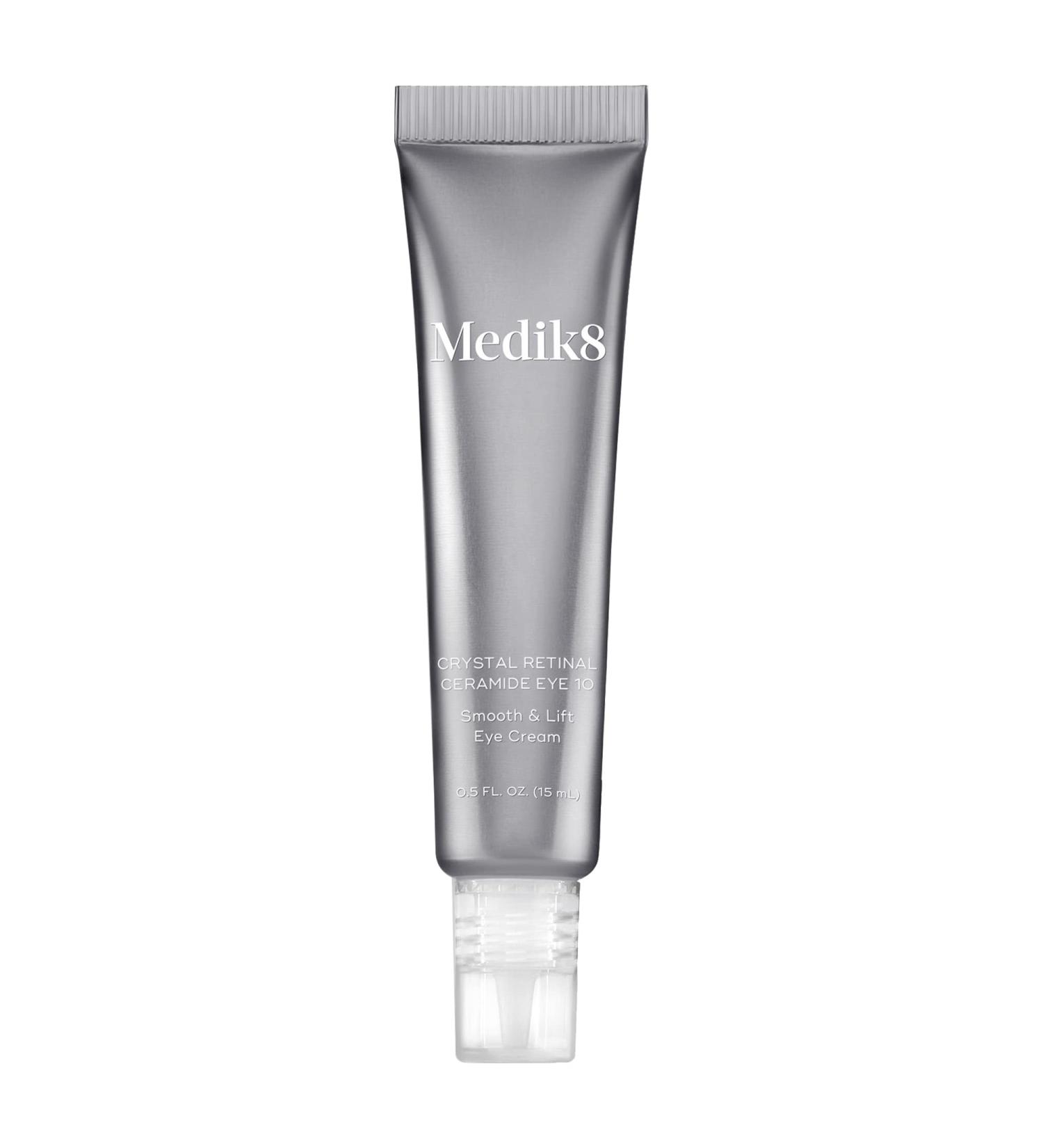 Medik8 Crystal Retinal Ceramide Eye 10 Cream - Gentle Vitamin A Formula for Brightening and Wrinkle Reduction - Ideal for Sensitive Skin - 0.5 ml - Buy Online on SooperMarket.com
